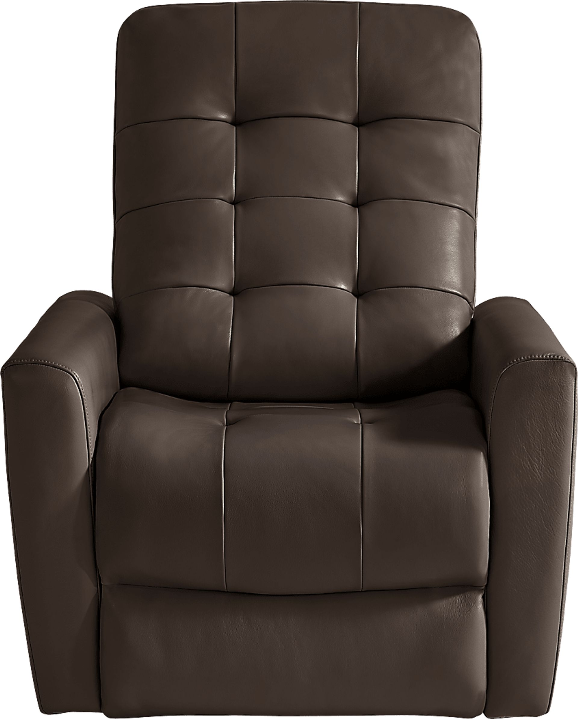 Dashwood Brown Leather Dual Power Recliner - Image 3