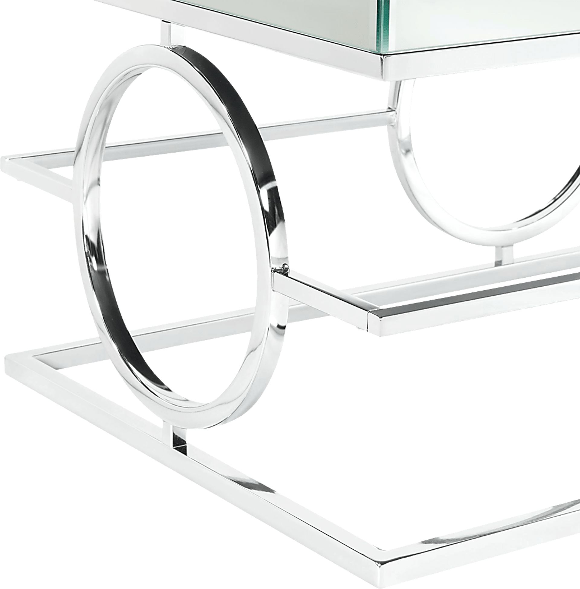 Dassow Chrome Cocktail Table - Image 8