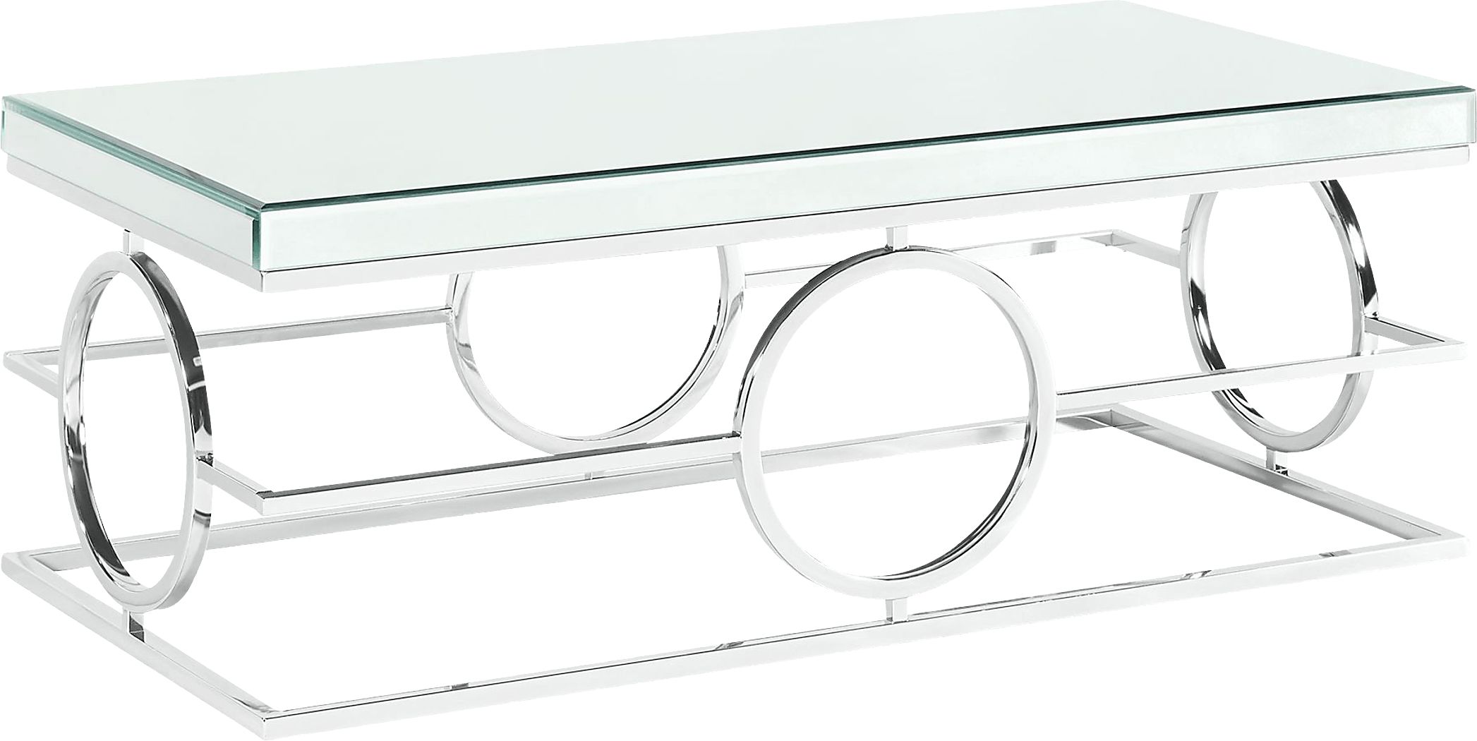 Dassow Chrome Cocktail Table