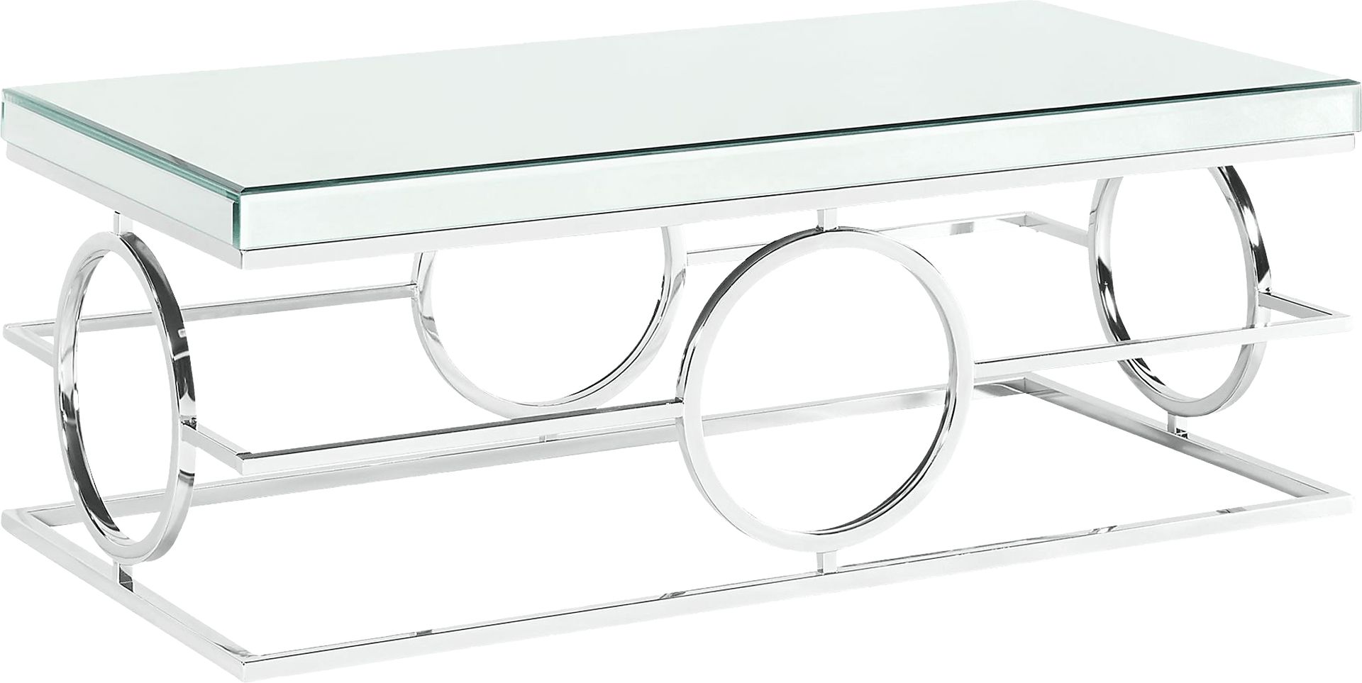 Dassow Chrome Cocktail Table - Image 1