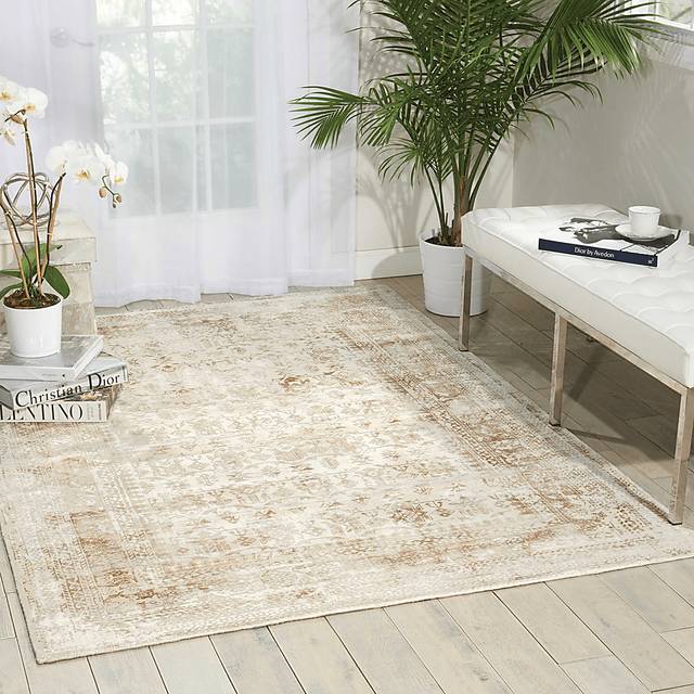 Dastan Beige 5'3 x 7'5 Rug - Thumbnail - Image 4