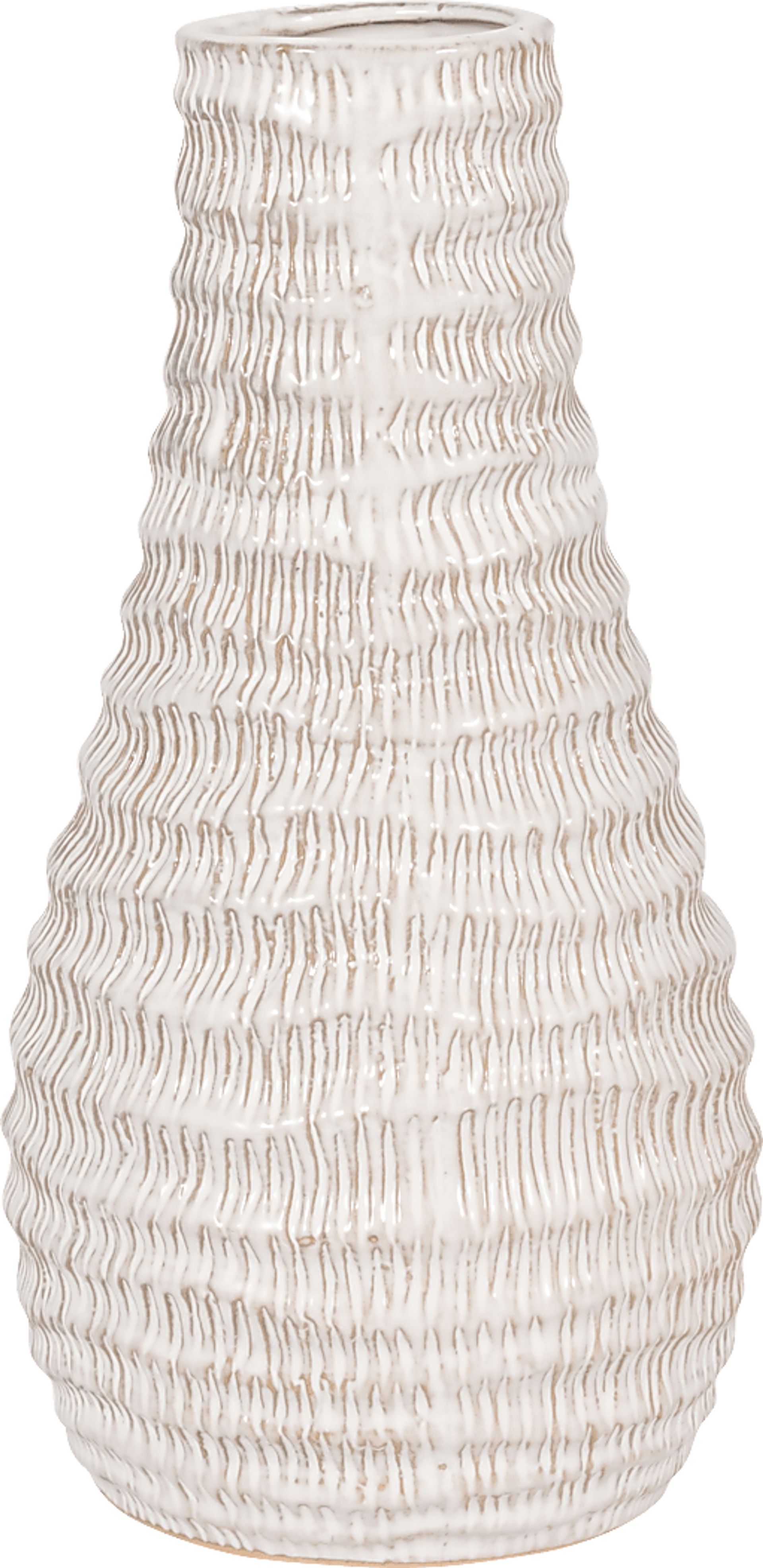 Dataa White 11 in. Vase - Image 2