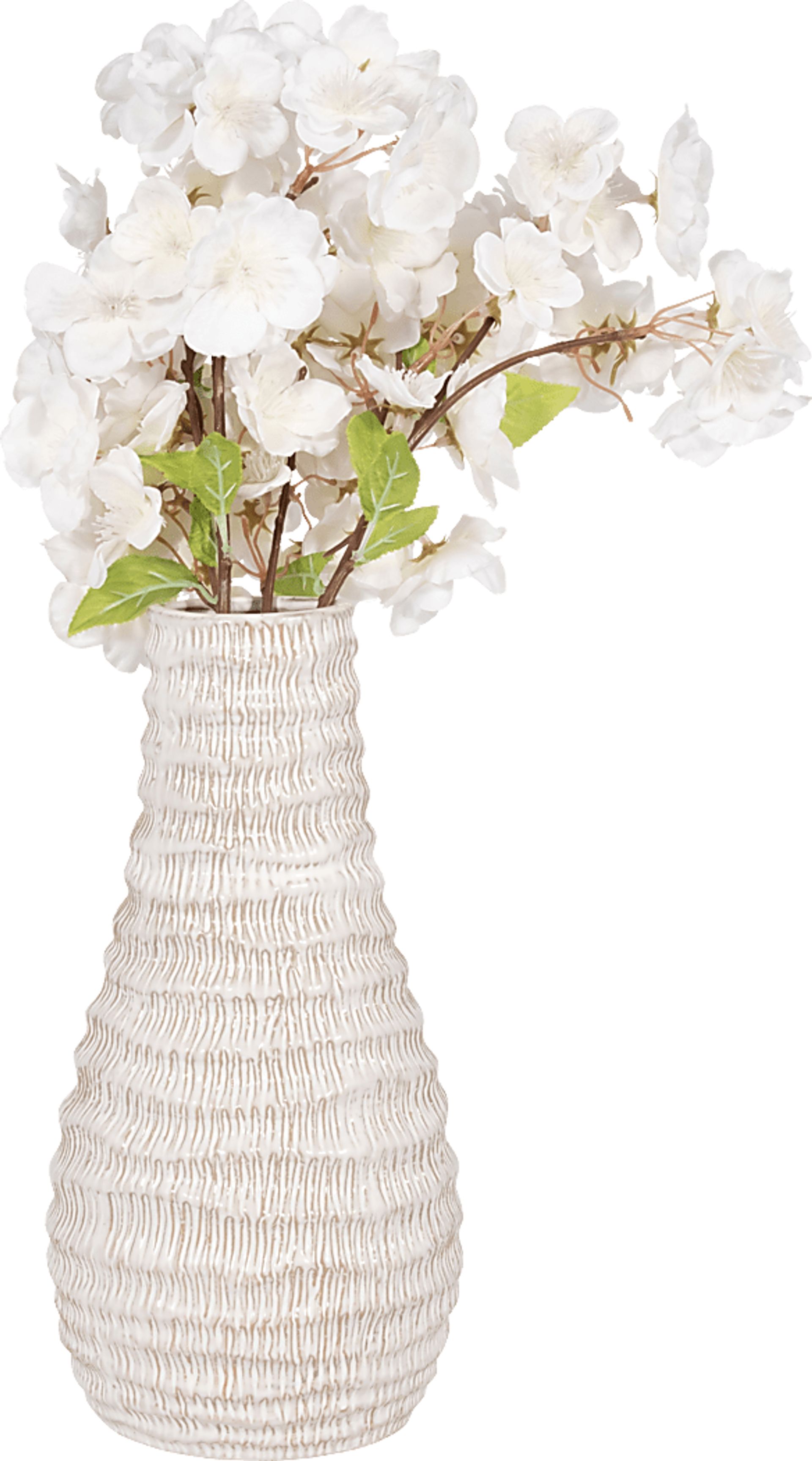 Dataa White 11 in. Vase - Image 3