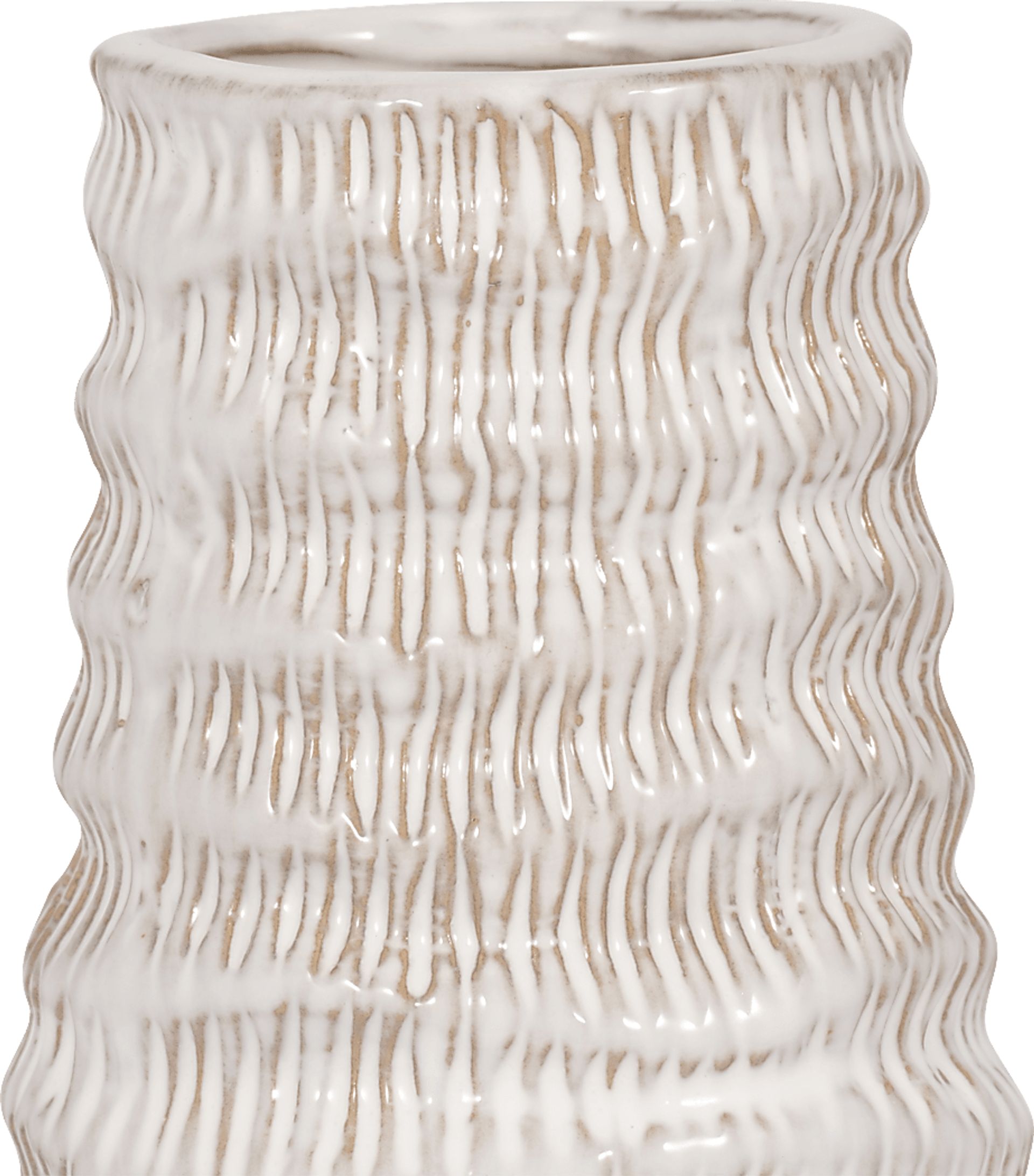 Dataa White 11 in. Vase - Image 4