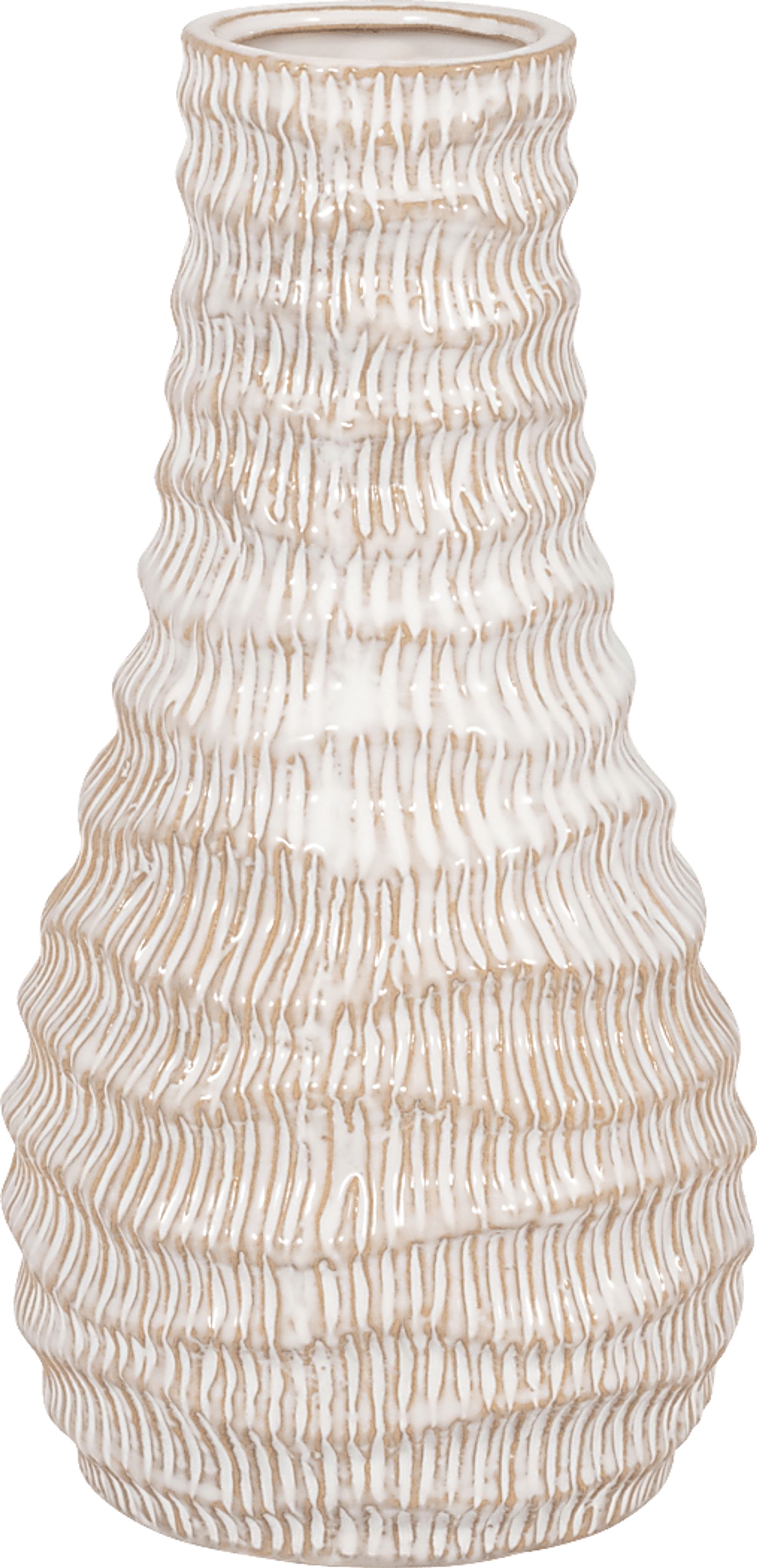Dataa White 9 in. Vase - Image 1