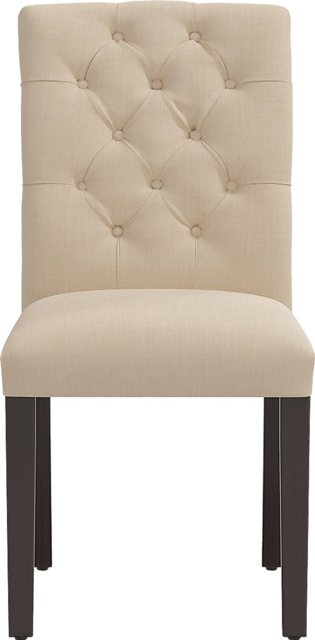 Dati Beige Side Chair - Thumbnail - Image 2