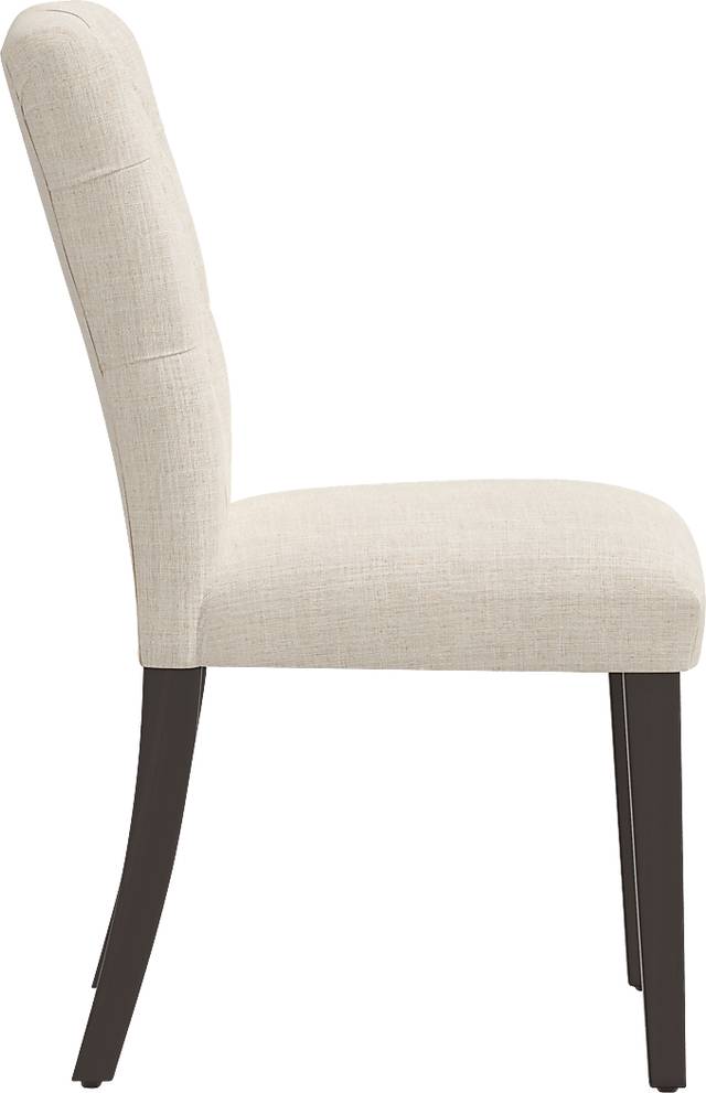 Dati Cream Side Chair - Thumbnail - Image 3