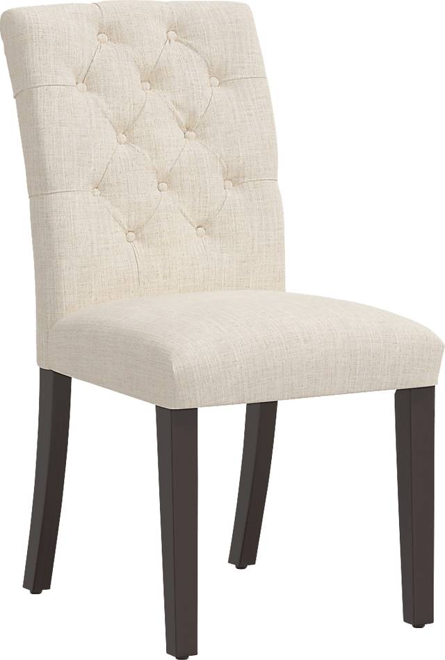 Dati Cream Side Chair - Thumbnail - Image 1