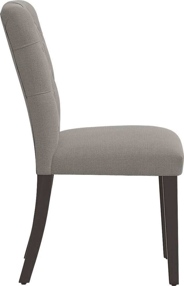 Dati Gray Side Chair - Thumbnail - Image 3