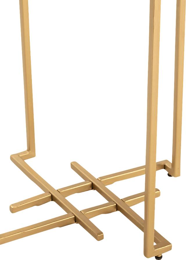 Dattel White End Table - Thumbnail - Image 2