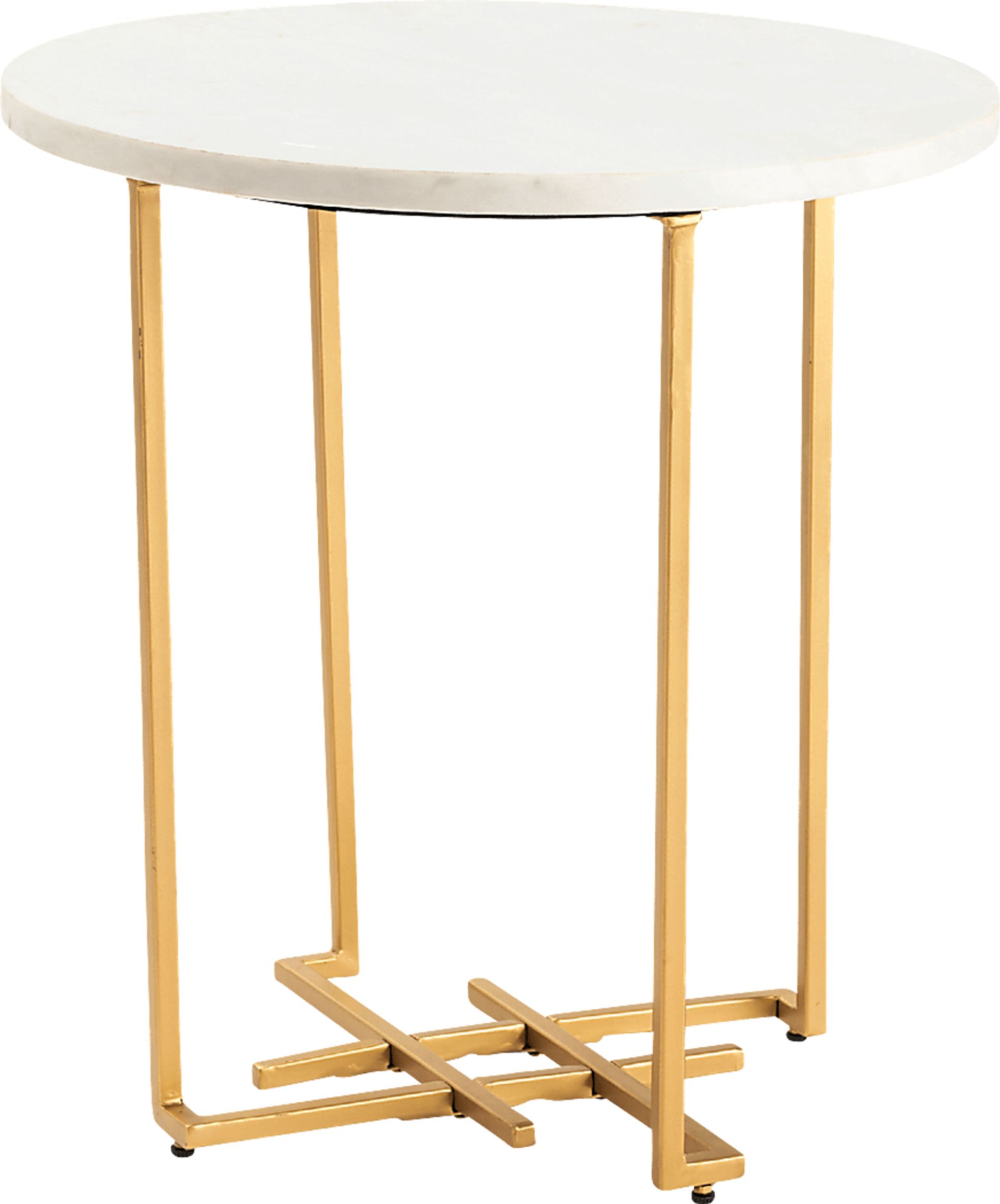Dattel White End Table - Image 1