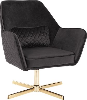 Datura Black Accent Chair