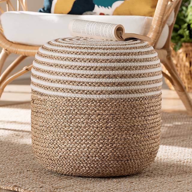 Daufaskie Natural Ottoman - Thumbnail - Image 2