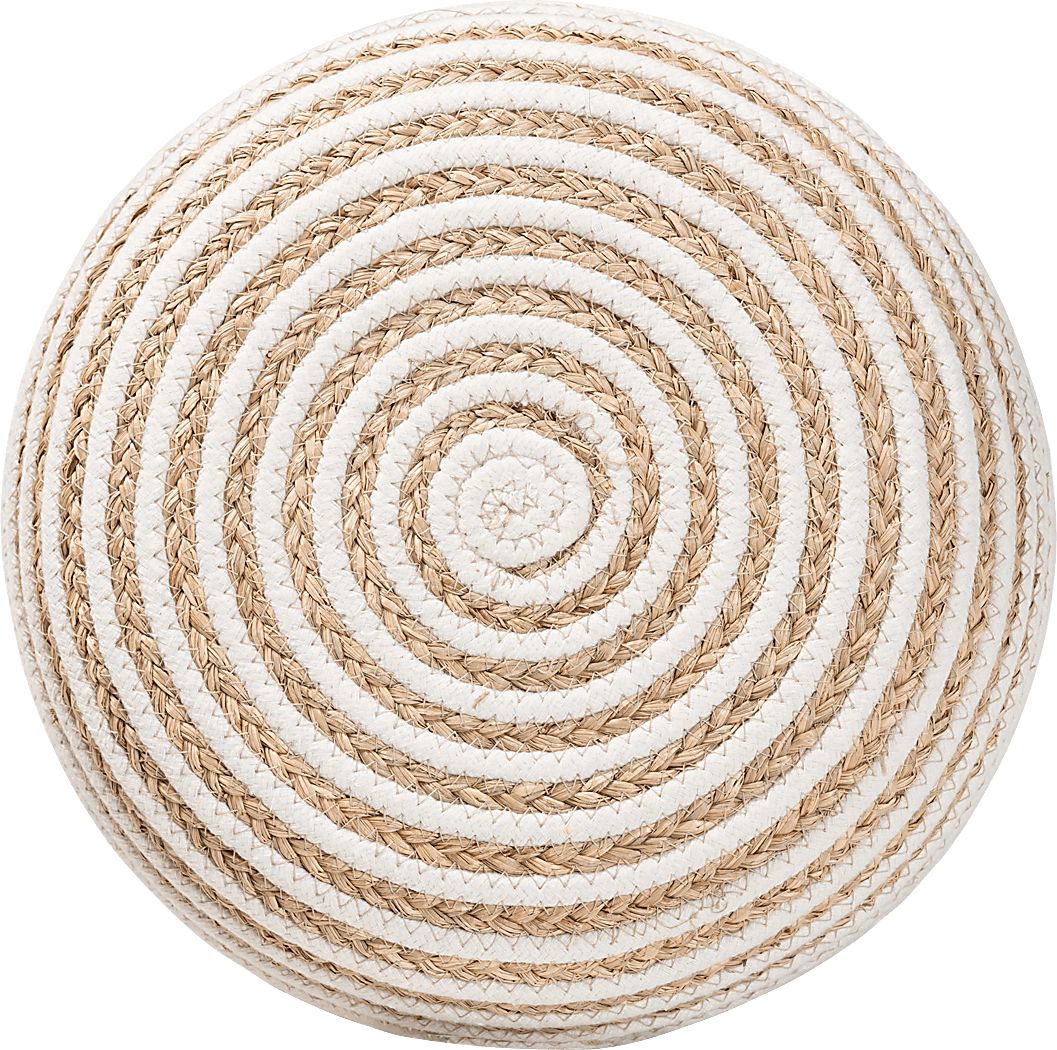 Daufaskie Natural Ottoman - Thumbnail 4