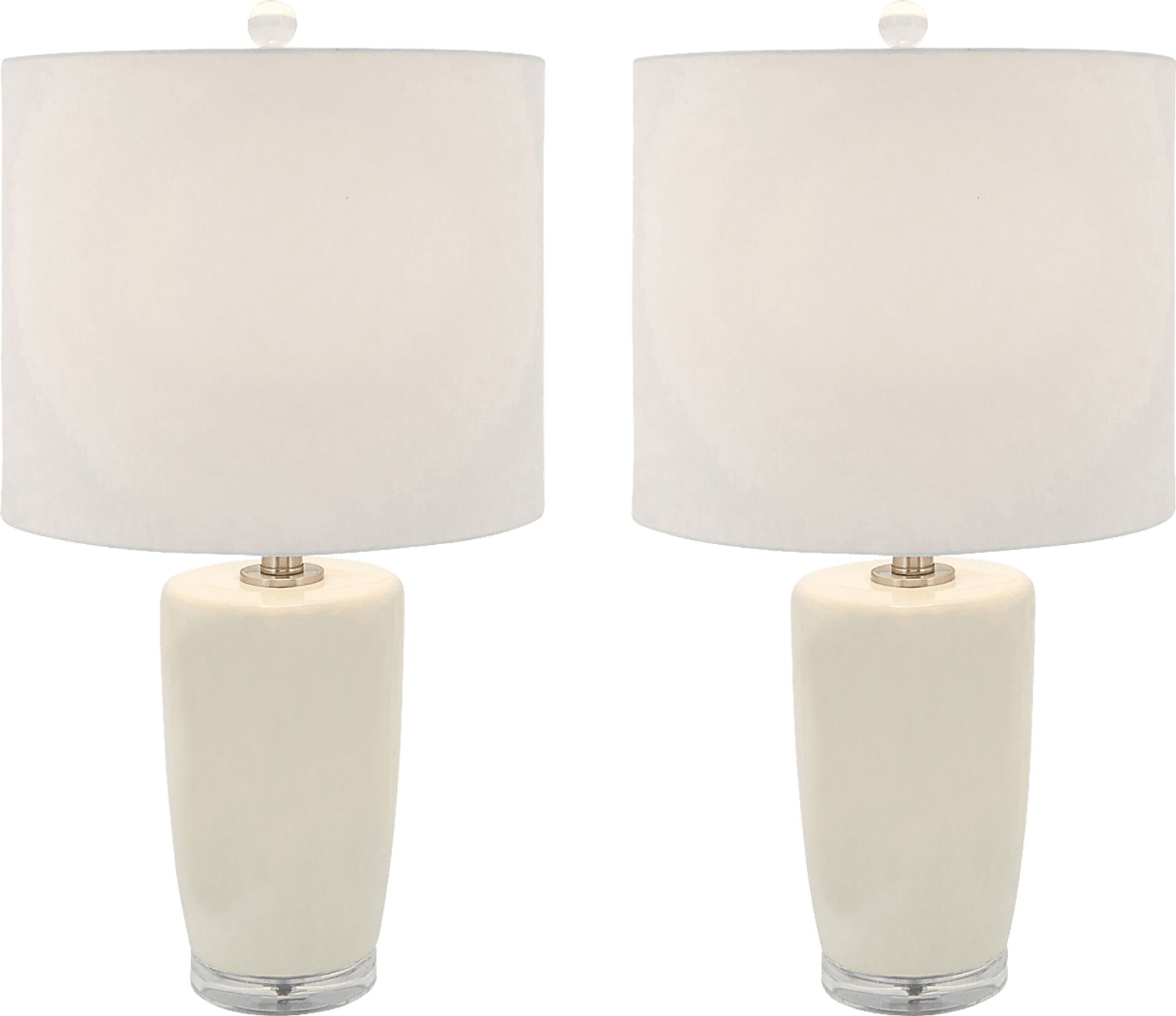 Davan Bay Ivory Lamp Set of 2 - Image 2
