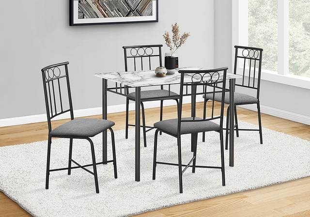 Daveitta Gray Dining Table Set - Thumbnail - Image 2