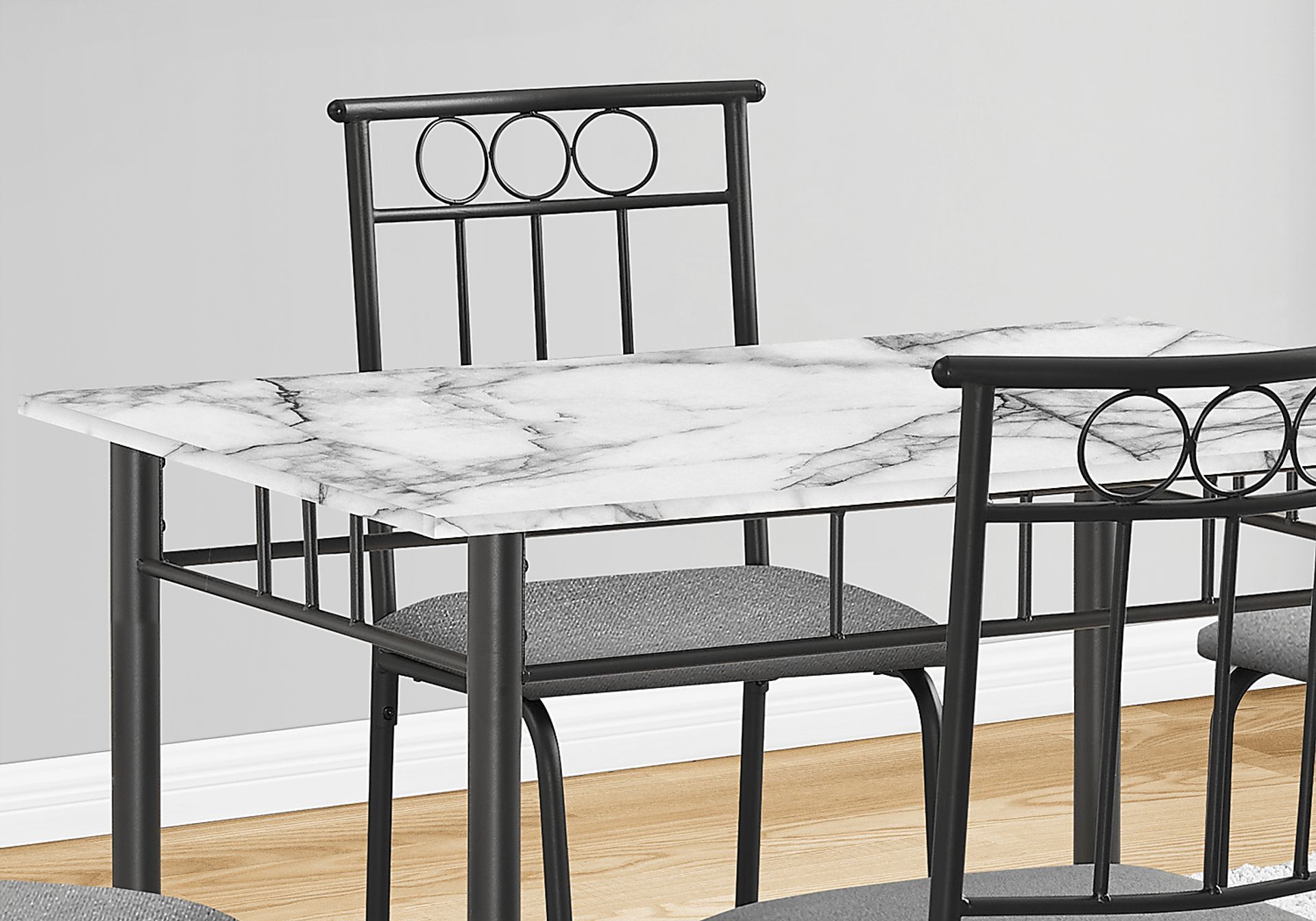Daveitta Gray Dining Table Set - Image 3