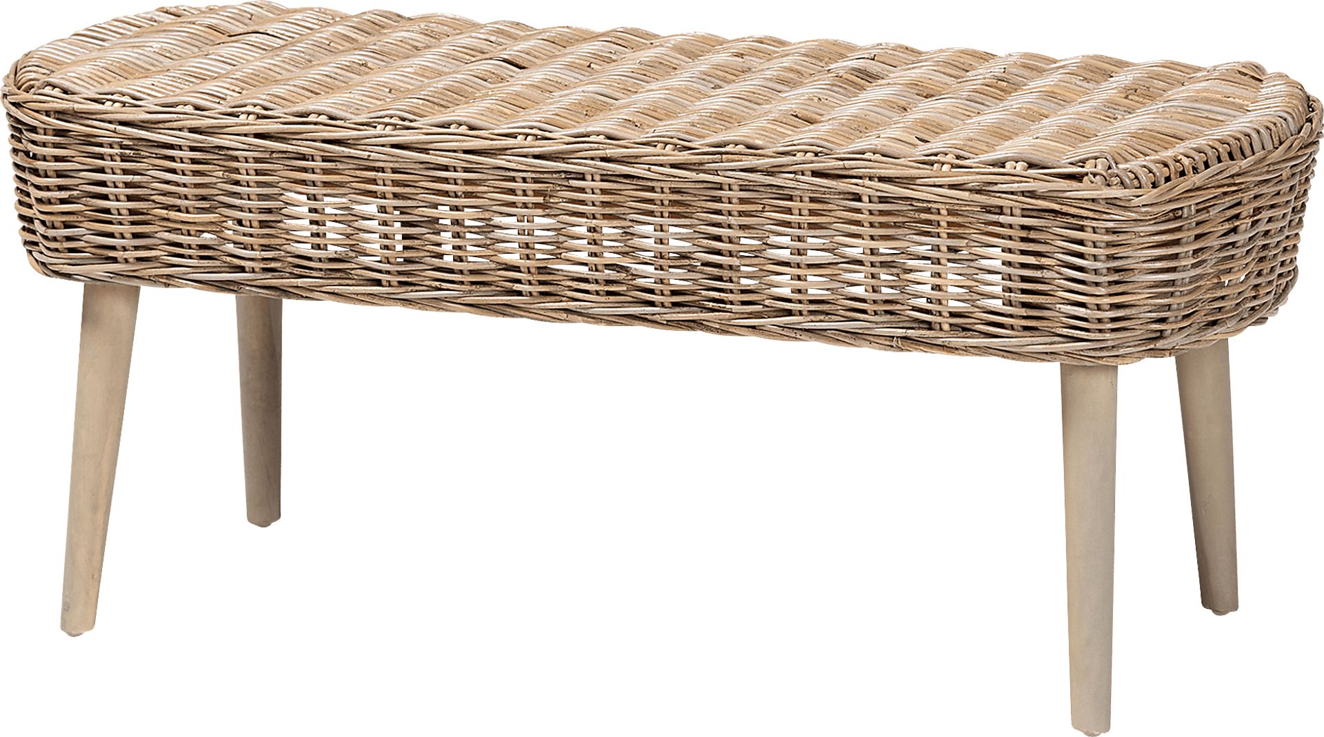 Davelin Gray Dining Bench - Image 1
