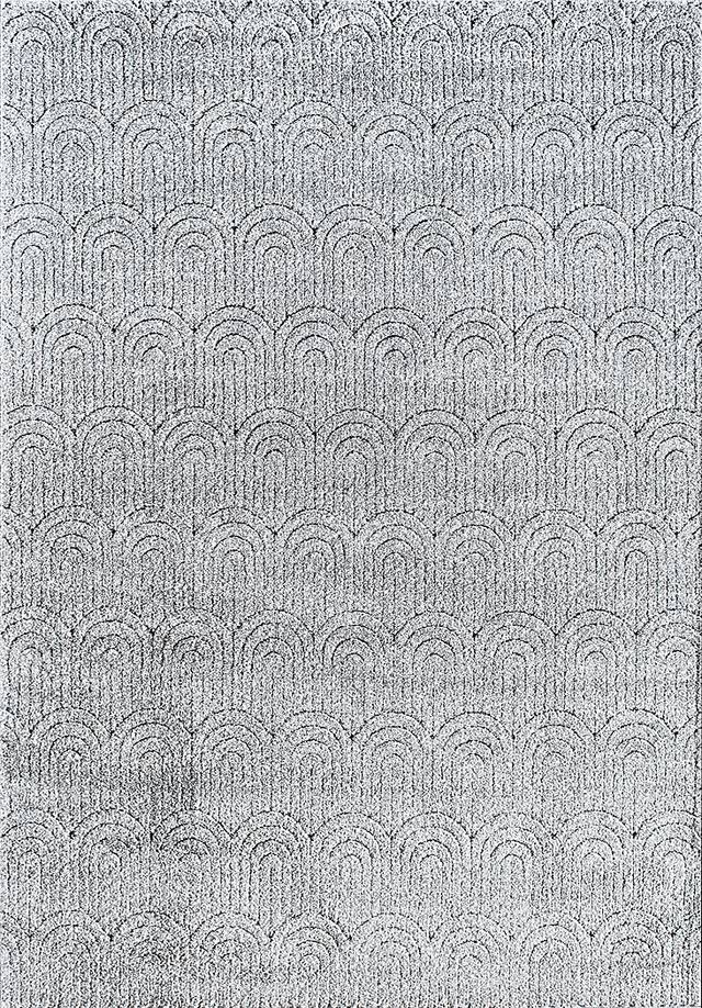 CosmoLiving By Cosmopolitan Davelynn Gray 8' x 10' Rug - Thumbnail - Image 1