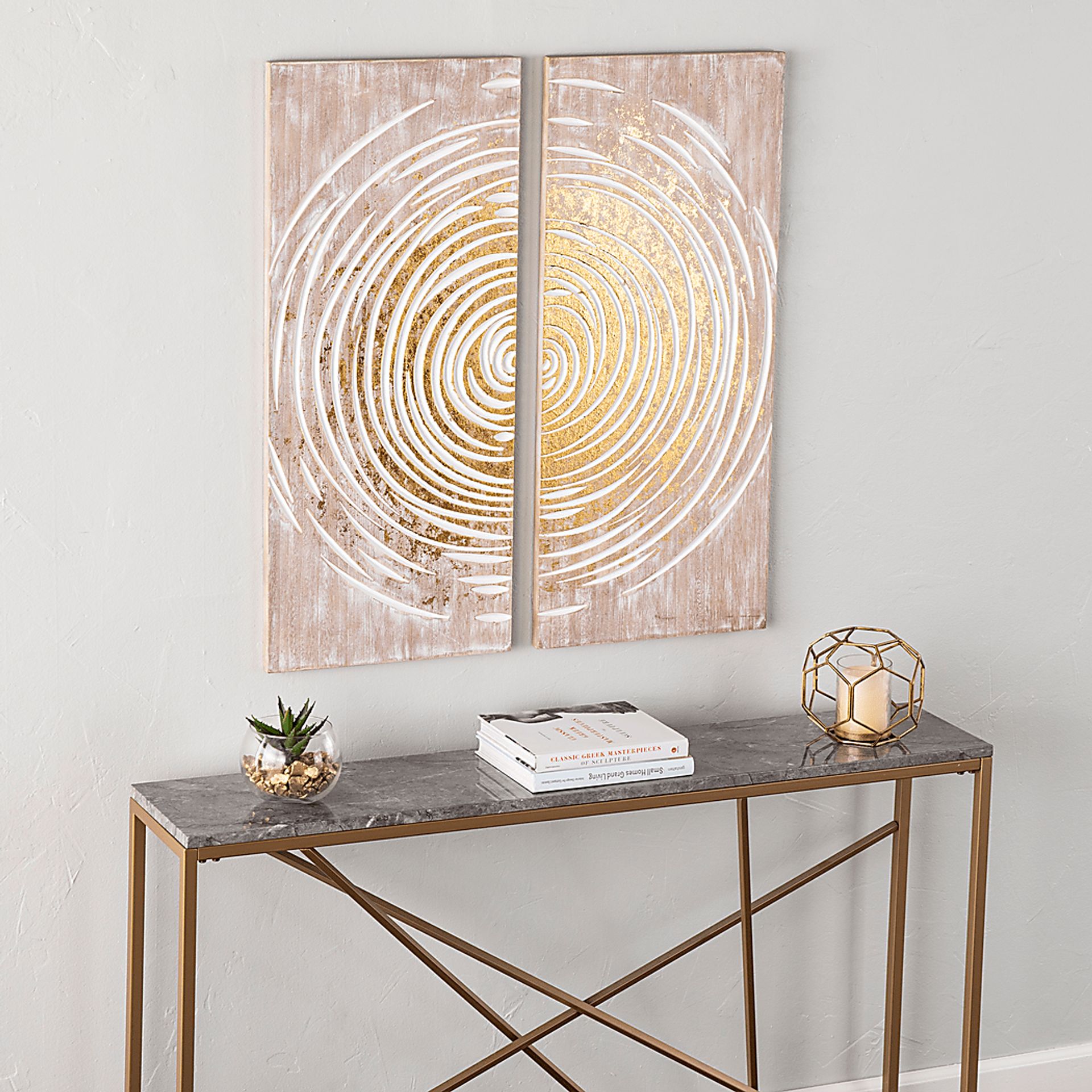 Davenistroy Gold Artwork, Set of 2 - Image 2