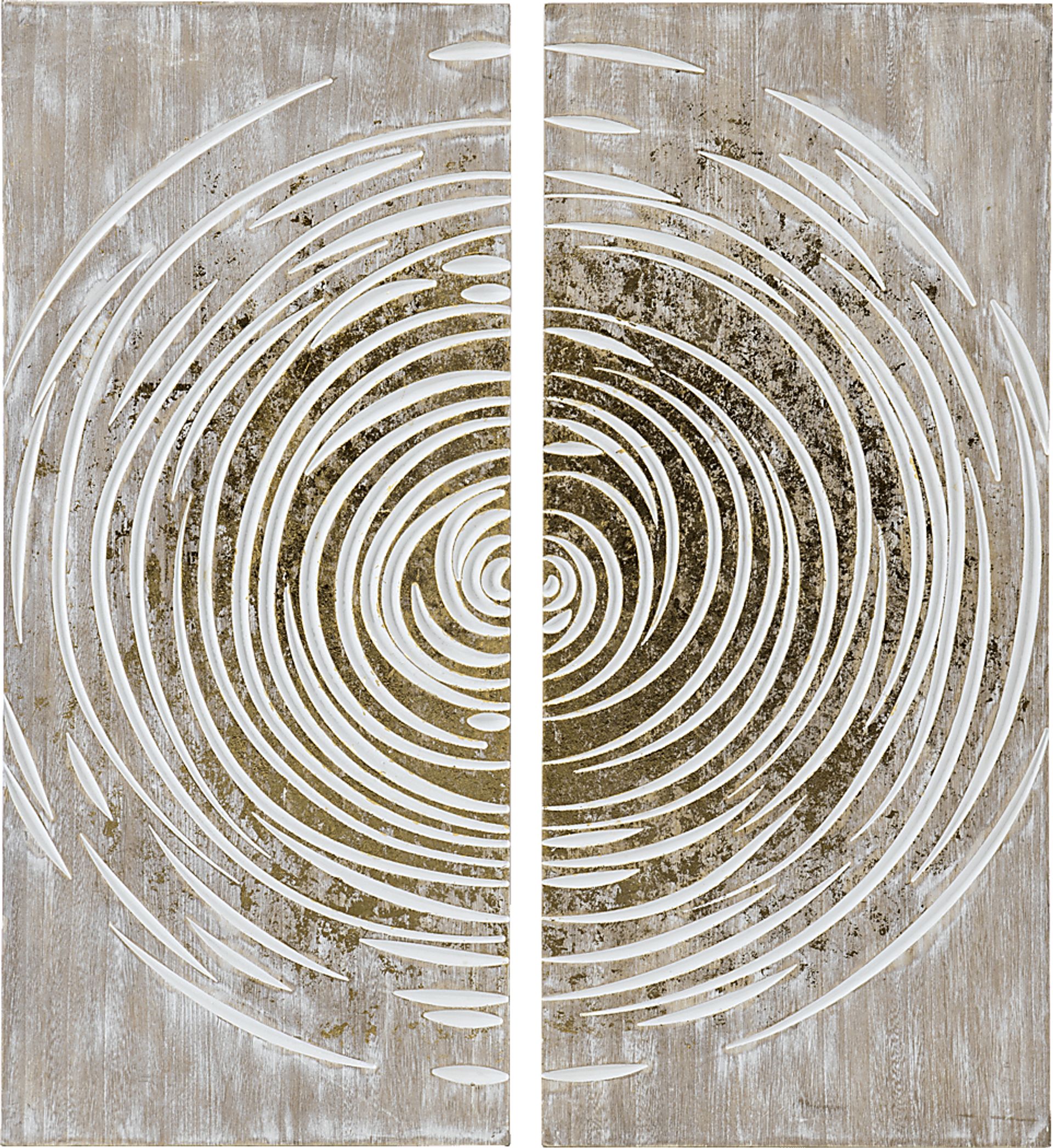 Davenistroy Gold Artwork, Set of 2 - Image 1