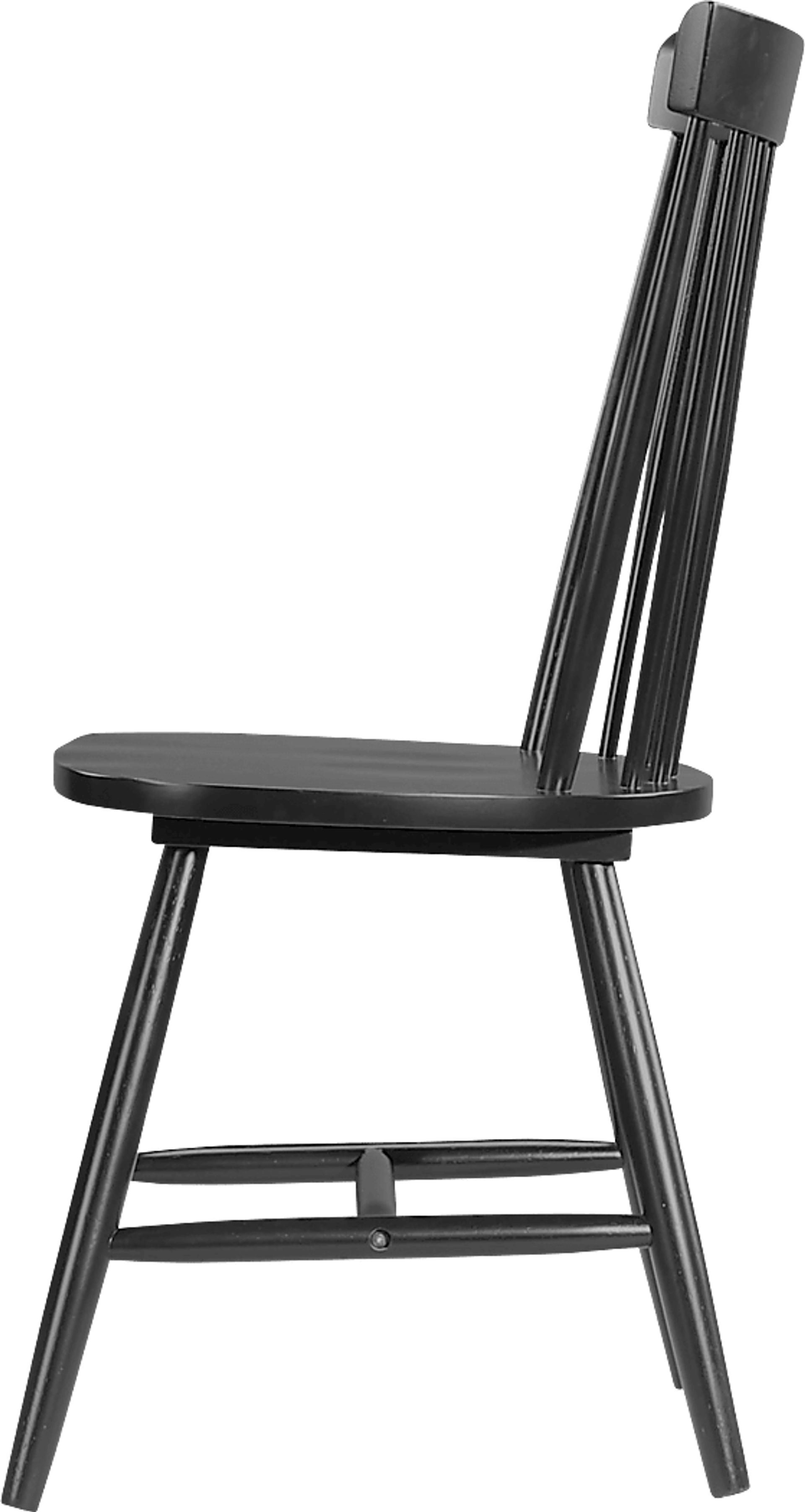Davenshire Black Side Chair - Image 4