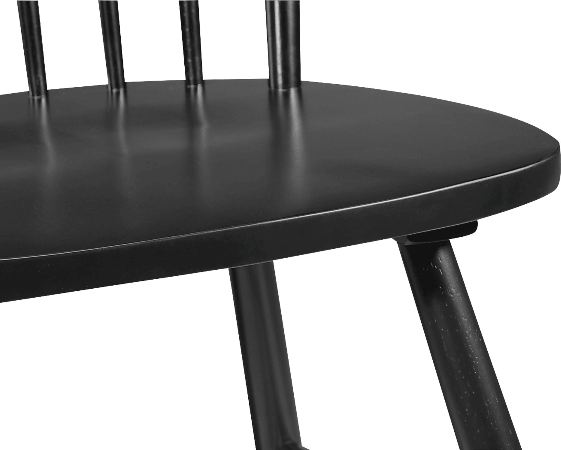 Davenshire Black Side Chair - Image 5