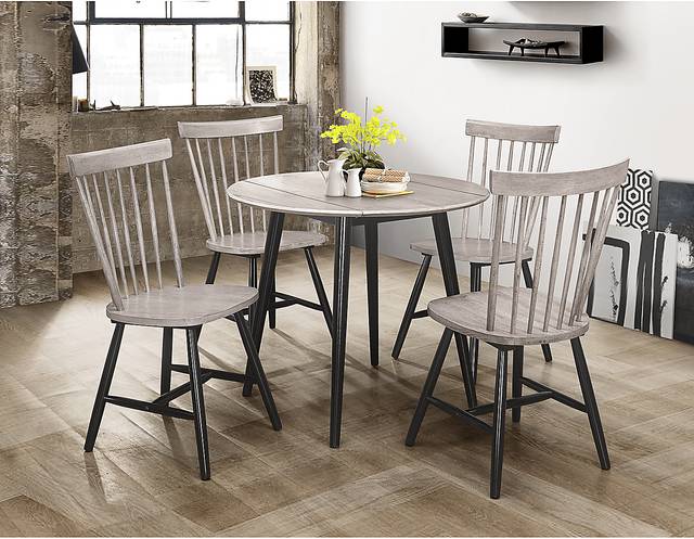 Davenshire Gray 5 Pc Dining Set - Thumbnail - Image 1