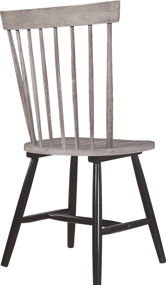 Davenshire Gray Side Chair - Thumbnail - Image 2