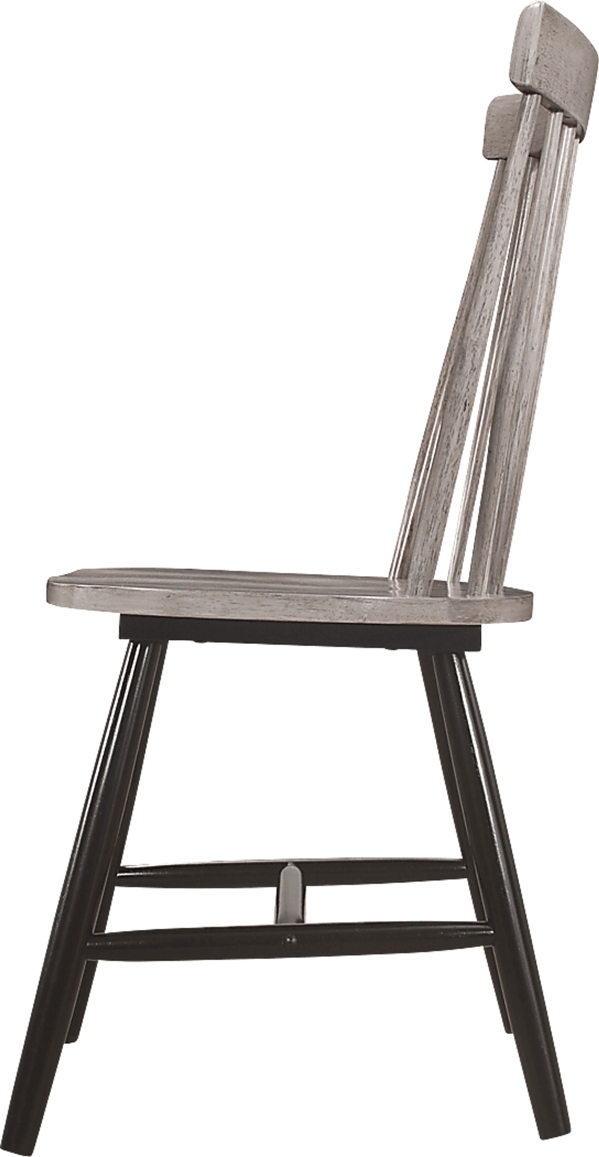 Davenshire Gray Side Chair - Image 3