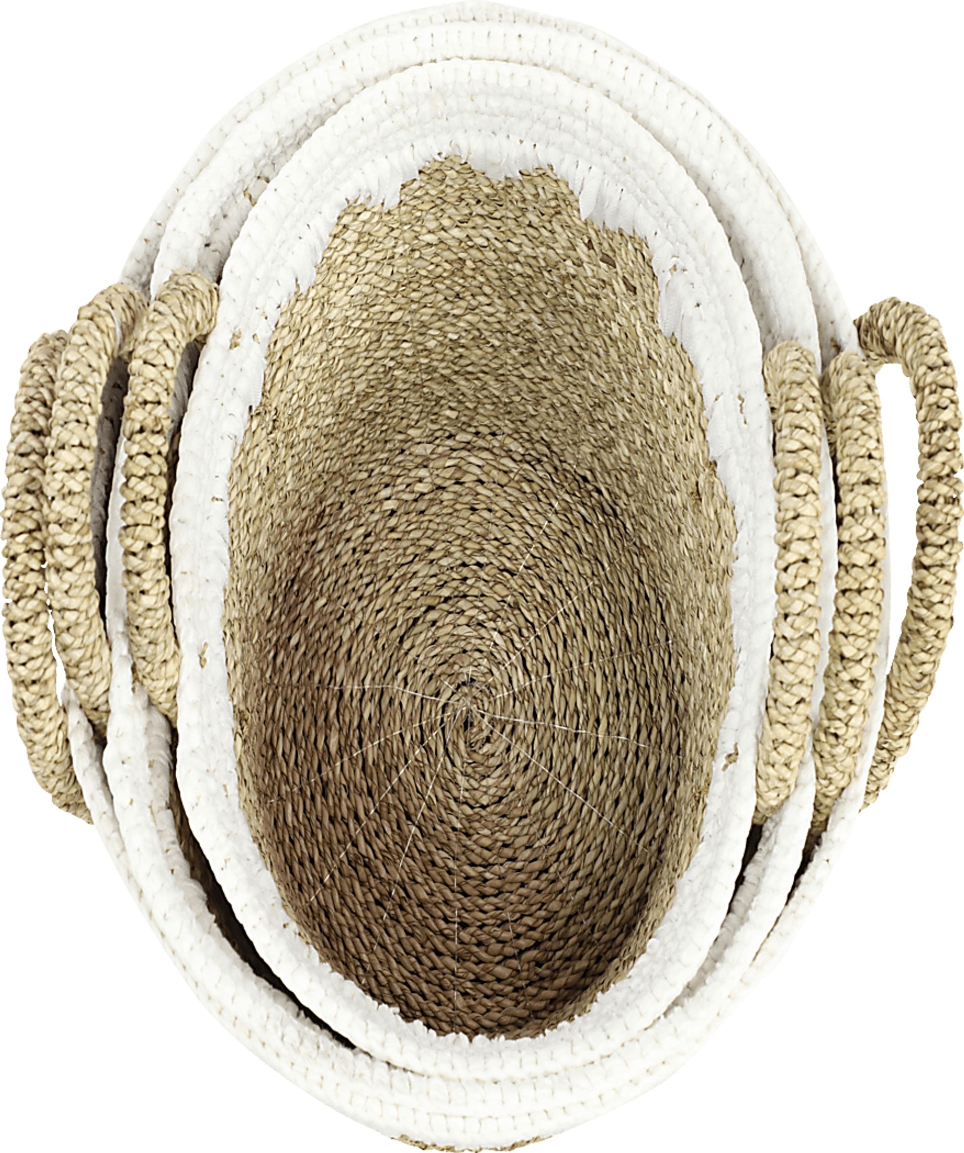 Daviad Brown Storage Basket, Set of 3 - Image 5