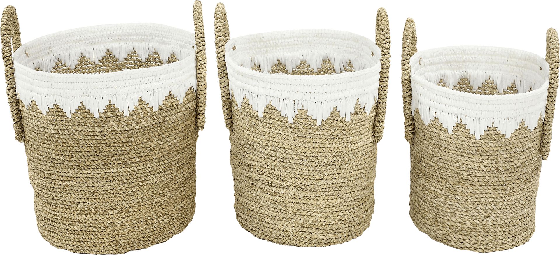 Daviad Brown Storage Basket, Set of 3 - Image 7