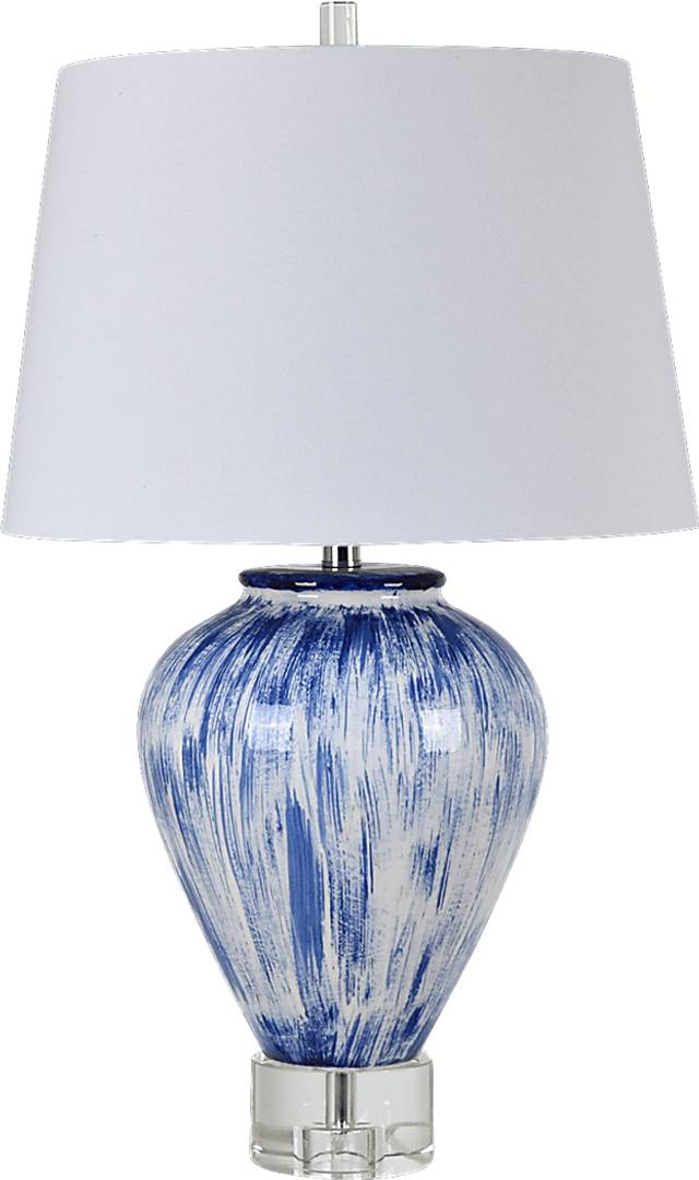 David Michael Blue Lamp - Thumbnail - Image 1