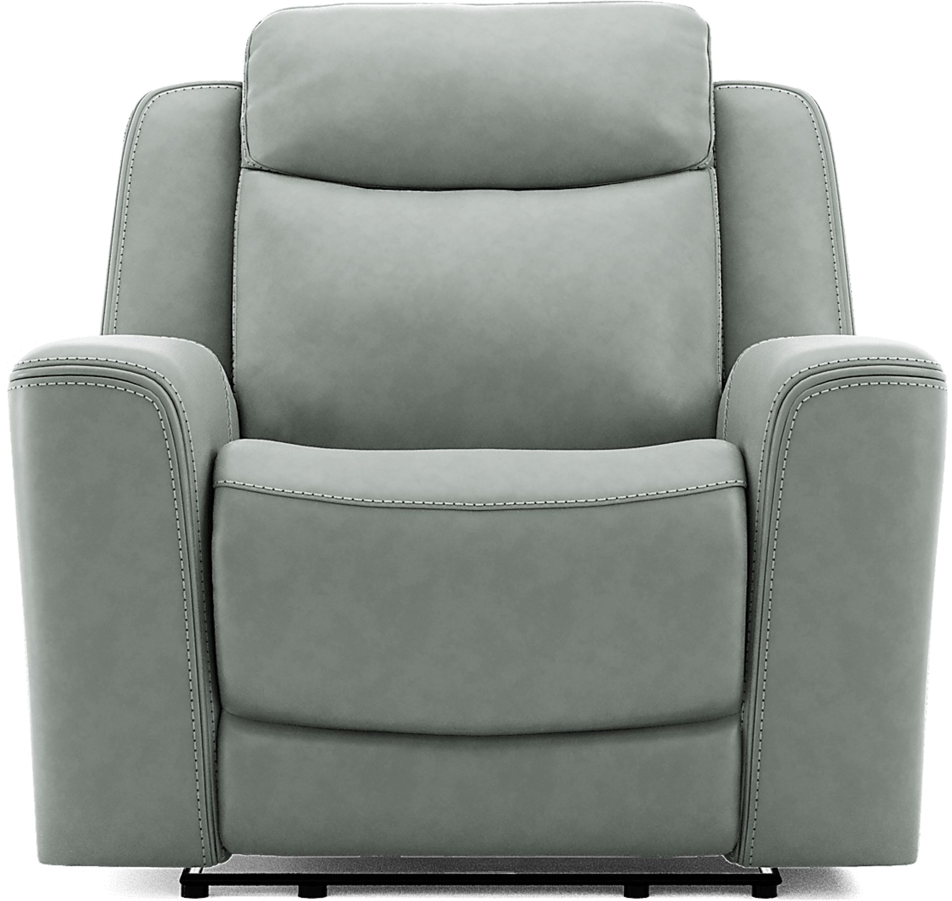 Davidson Arctic Leather Dual Power Recliner - Image 2