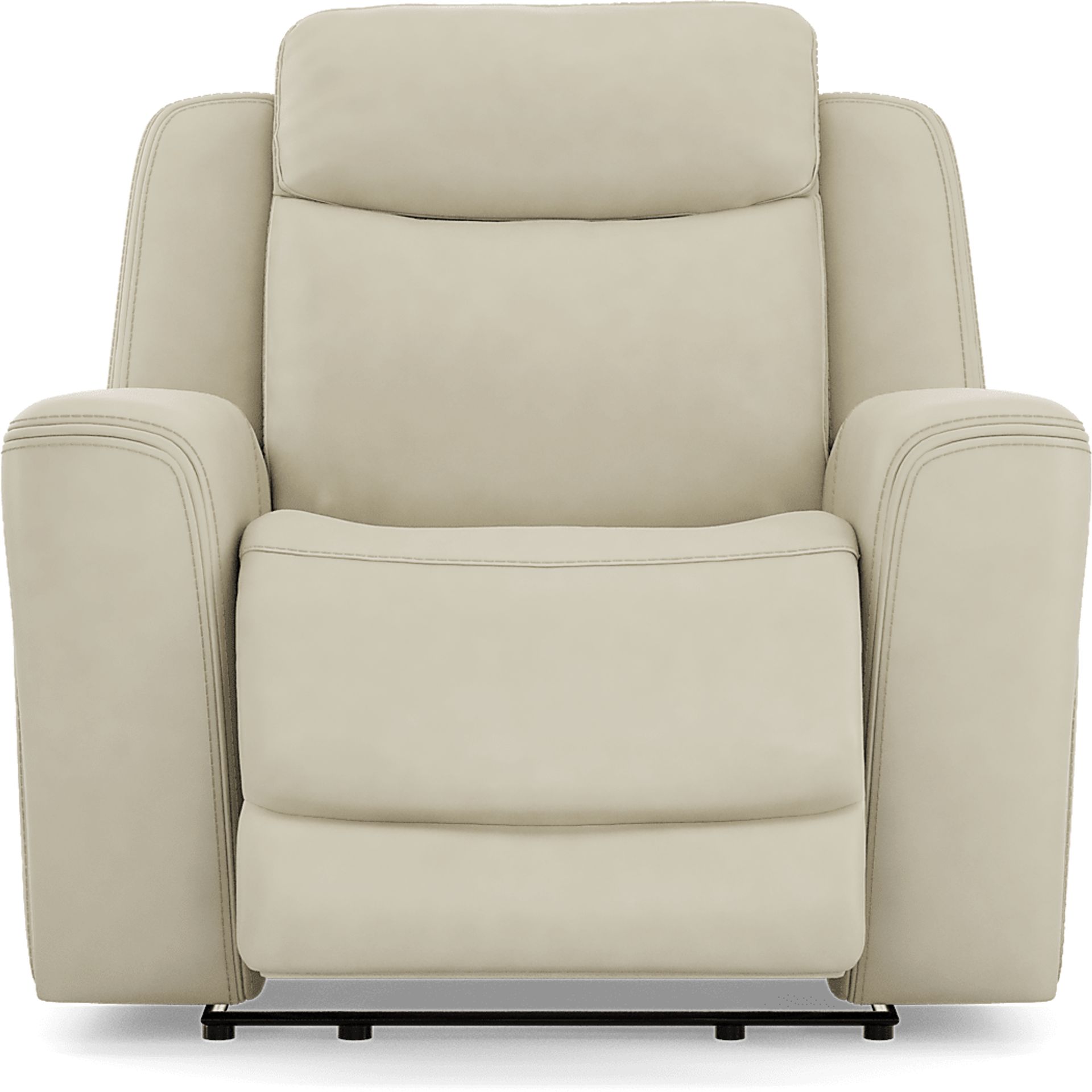 Davidson Platinum Leather 8 Pc Living Room with Dual Power Reclining Sofa - Image 14