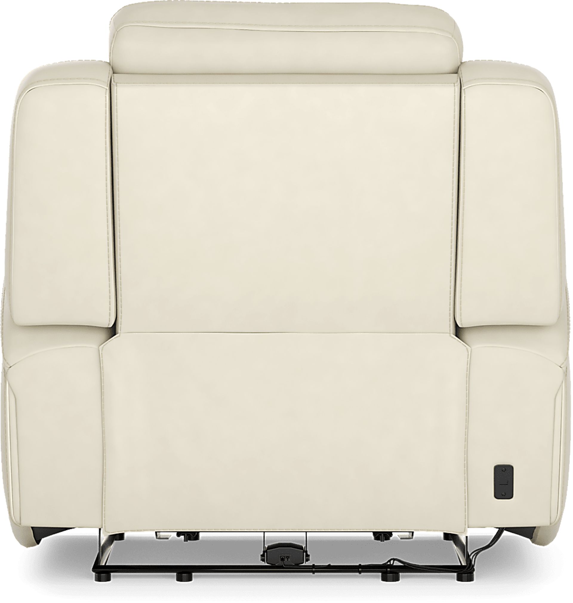 Davidson Platinum Leather 8 Pc Living Room with Dual Power Reclining Sofa - Image 15