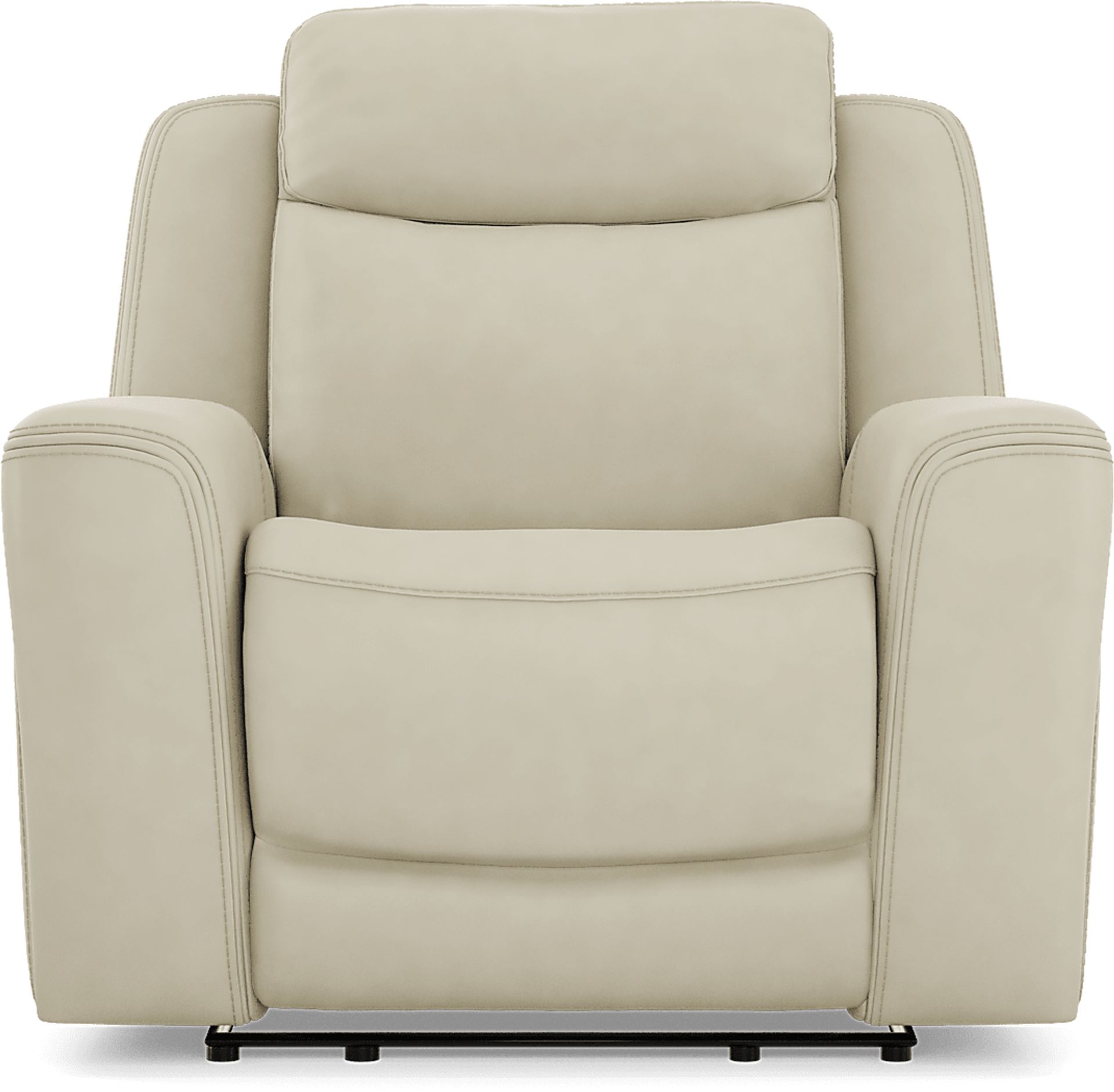 Davidson Platinum Leather 8 Pc Living Room with Dual Power Reclining Sofa - Image 17