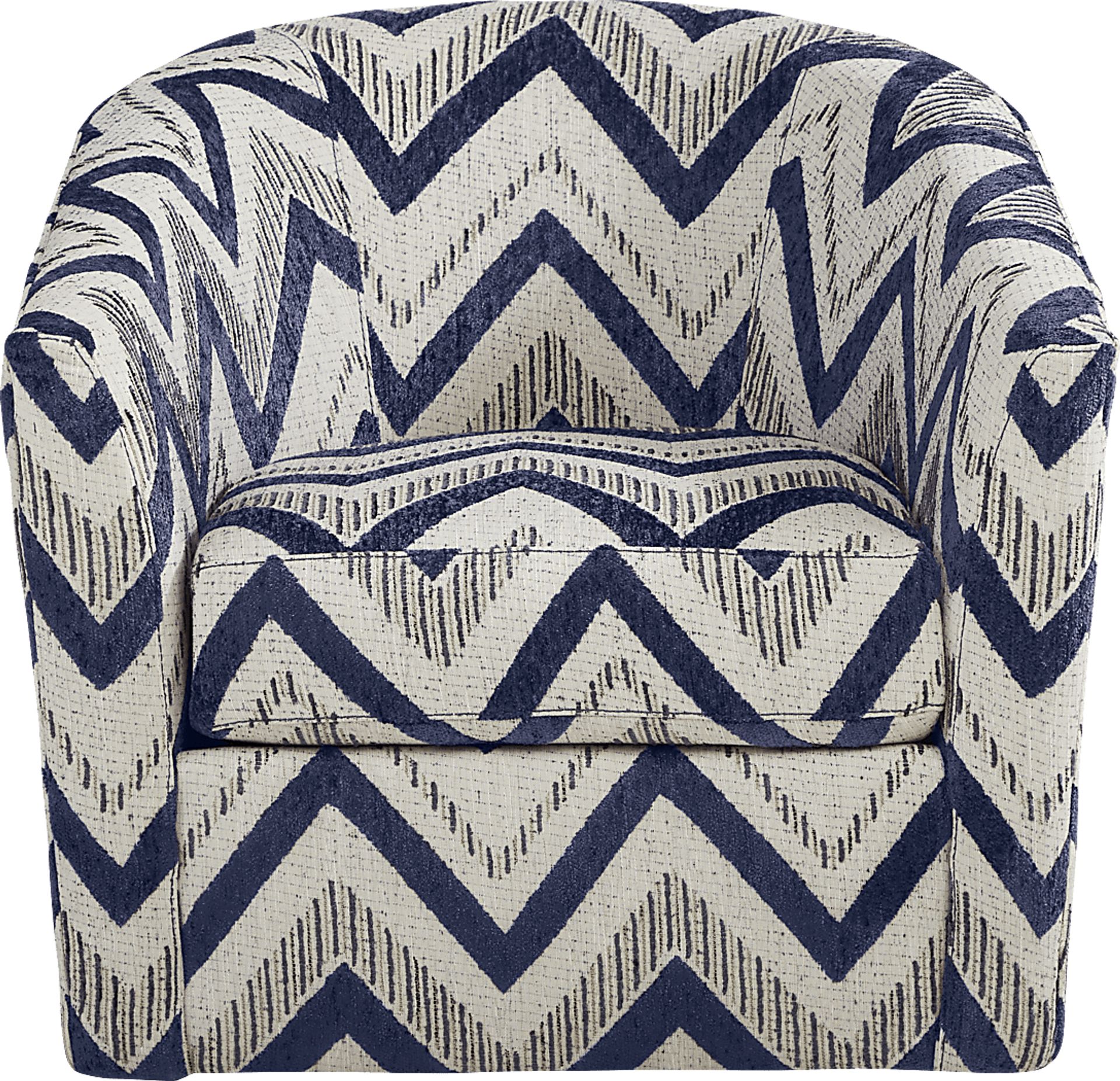Davilla Gray Accent Swivel Chair - Image 2
