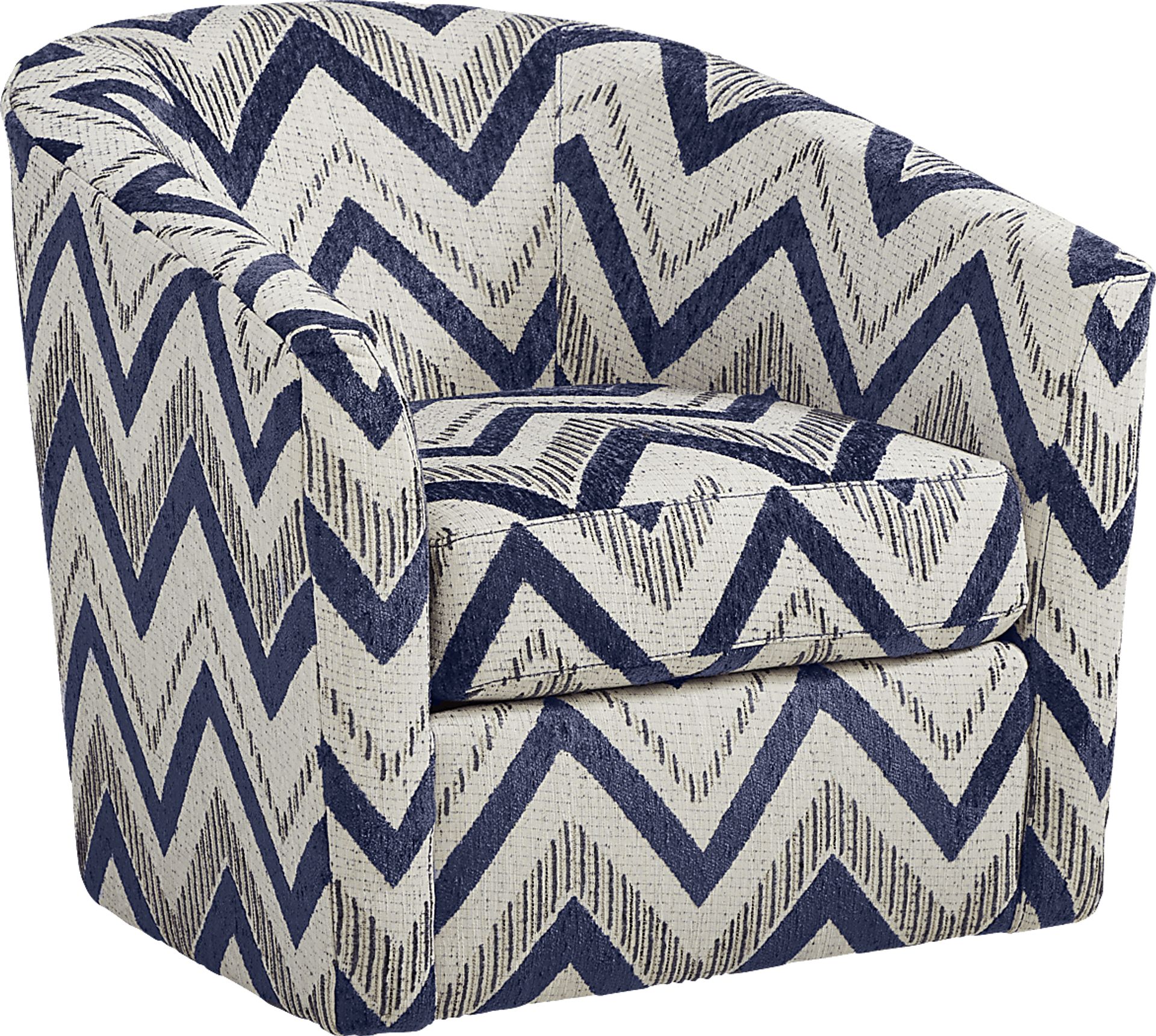 Davilla Gray Accent Swivel Chair - Image 1