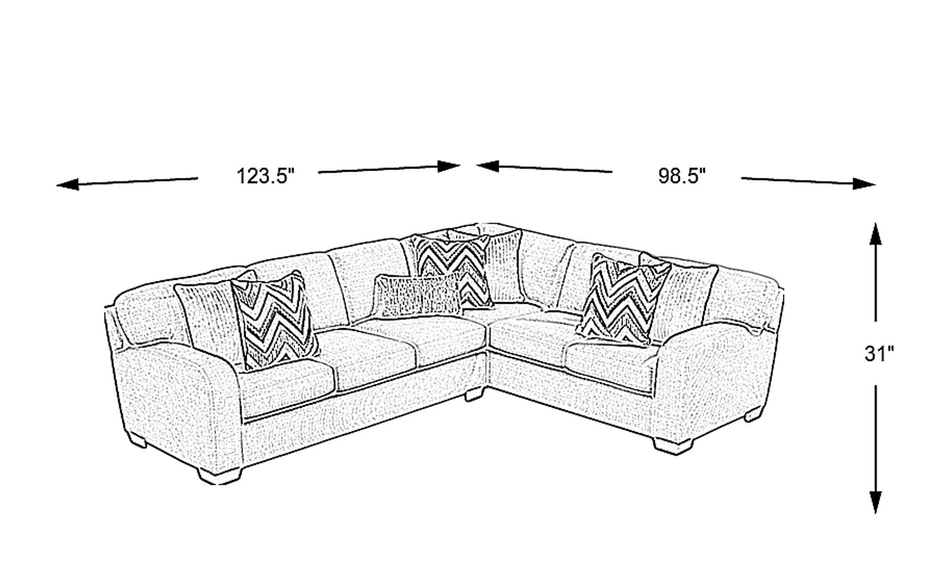 Dimension Image. Please refer to the Dimension Tab on this page for dimension details.