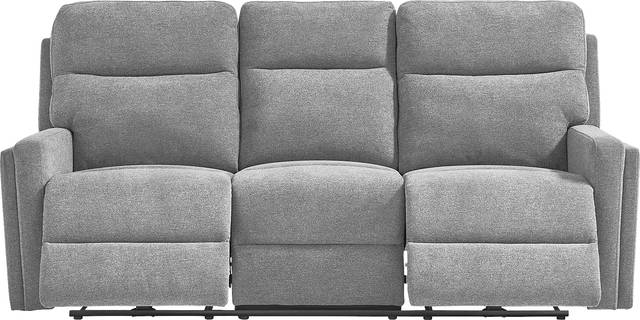 Davis Bay Gray Dual Power Reclining Sofa - Thumbnail - Image 2