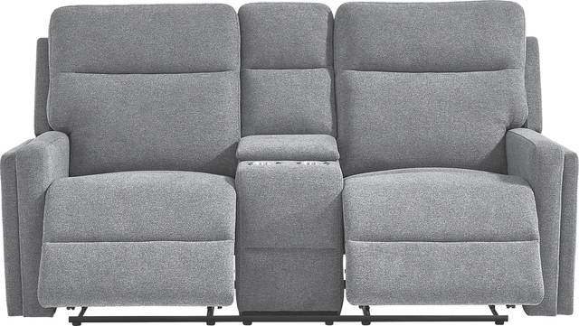 Davis Bay Gray Reclining Loveseat - Thumbnail - Image 2