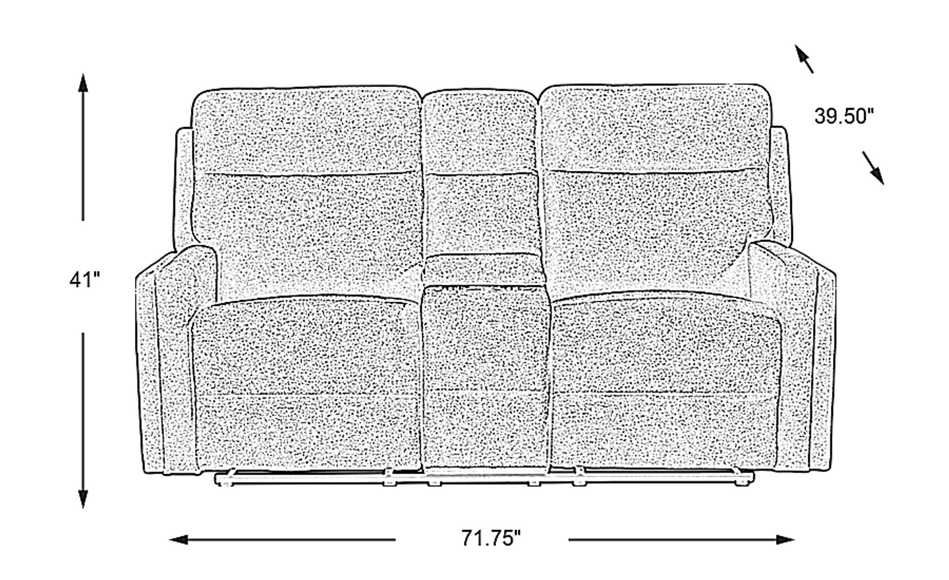 Dimension Image. Please refer to the Dimension Tab on this page for dimension details.