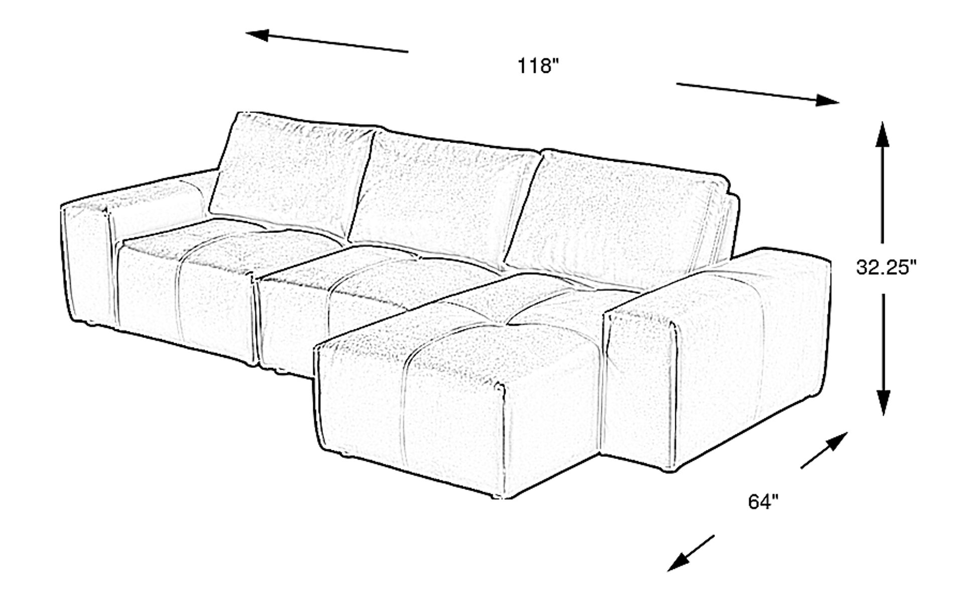 Dimension Image. Please refer to the Dimension Tab on this page for dimension details.