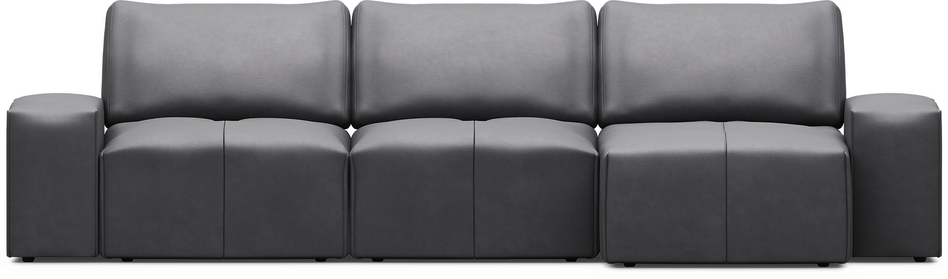 Davis Park Black 3 Pc Sectional - Image 1
