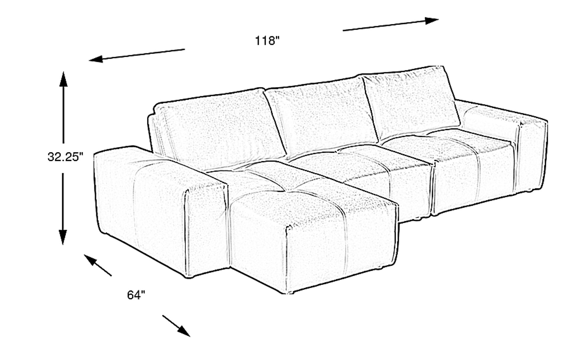 Dimension Image. Please refer to the Dimension Tab on this page for dimension details.