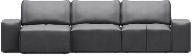 Davis Park Black 3 Pc Sectional - Thumbnail - Image 1