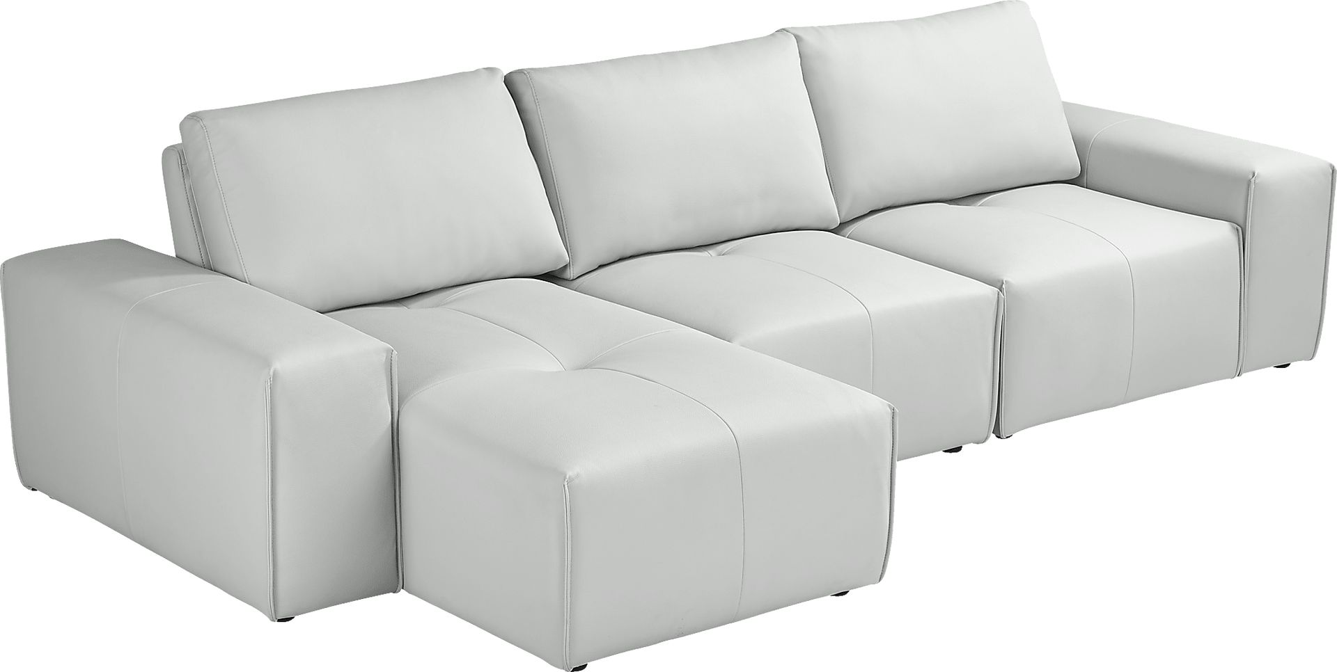 Davis Park Platinum 3 Pc Sectional - Image 3