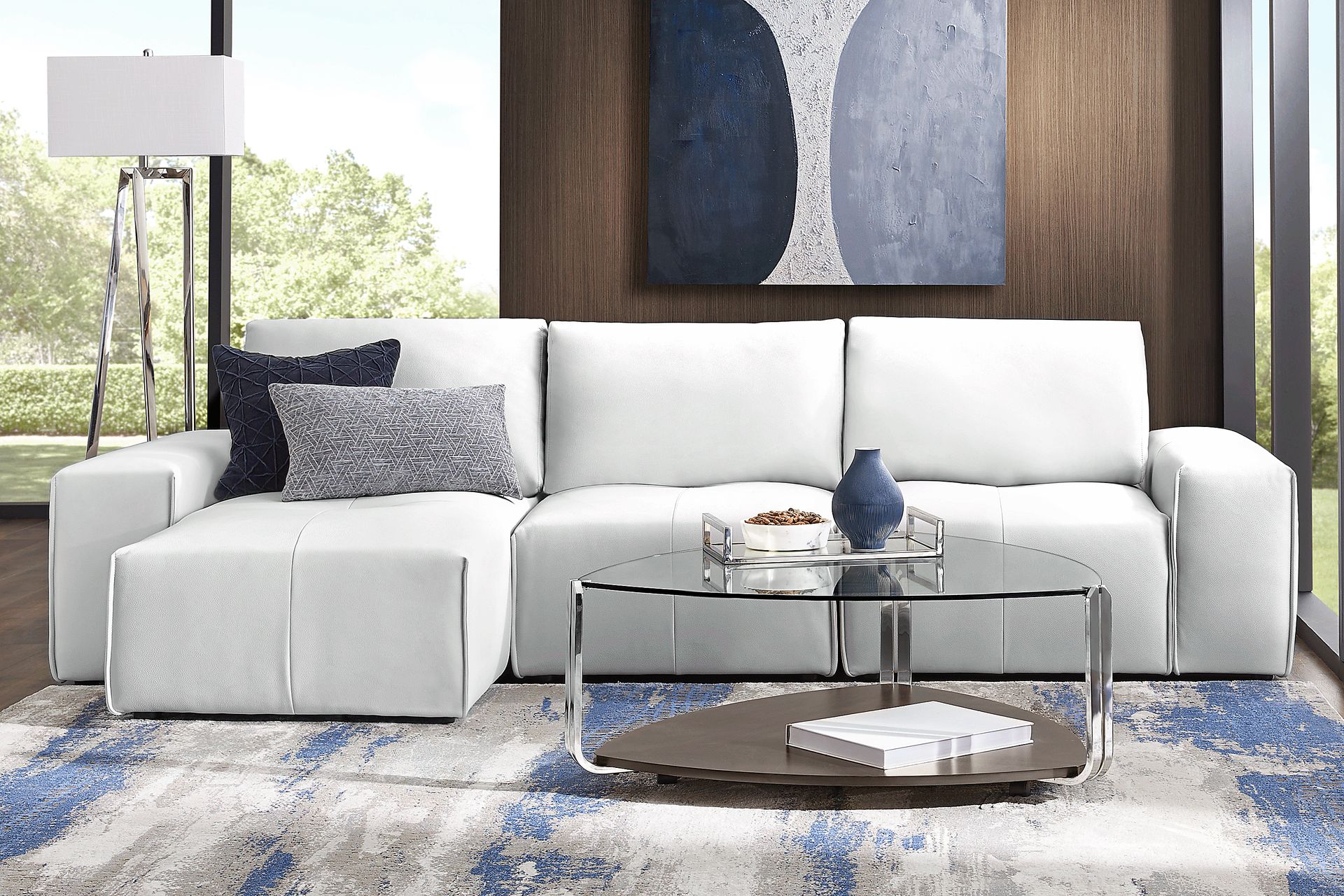 Davis Park Platinum 3 Pc Sectional - Image 2
