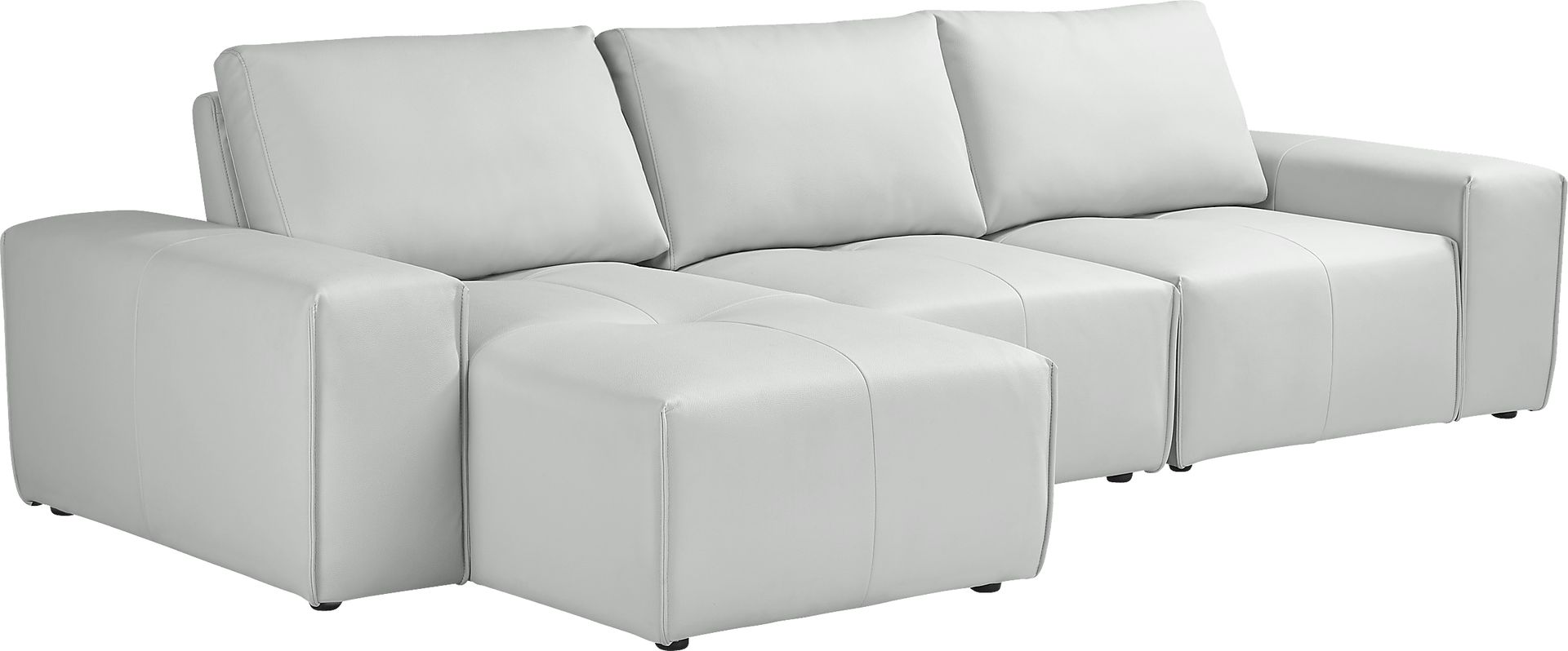 Davis Park Platinum 3 Pc Sectional - Image 1